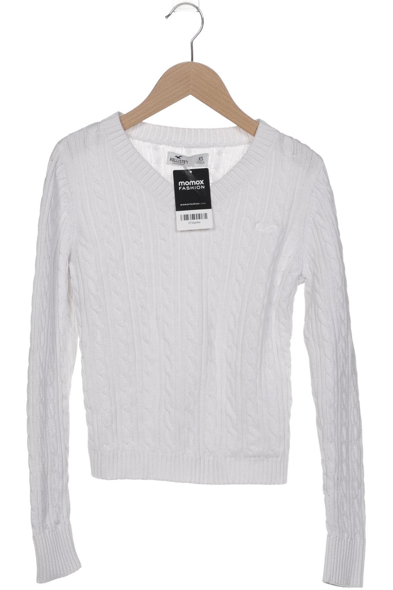 

Hollister Damen Pullover, weiß, Gr. 34
