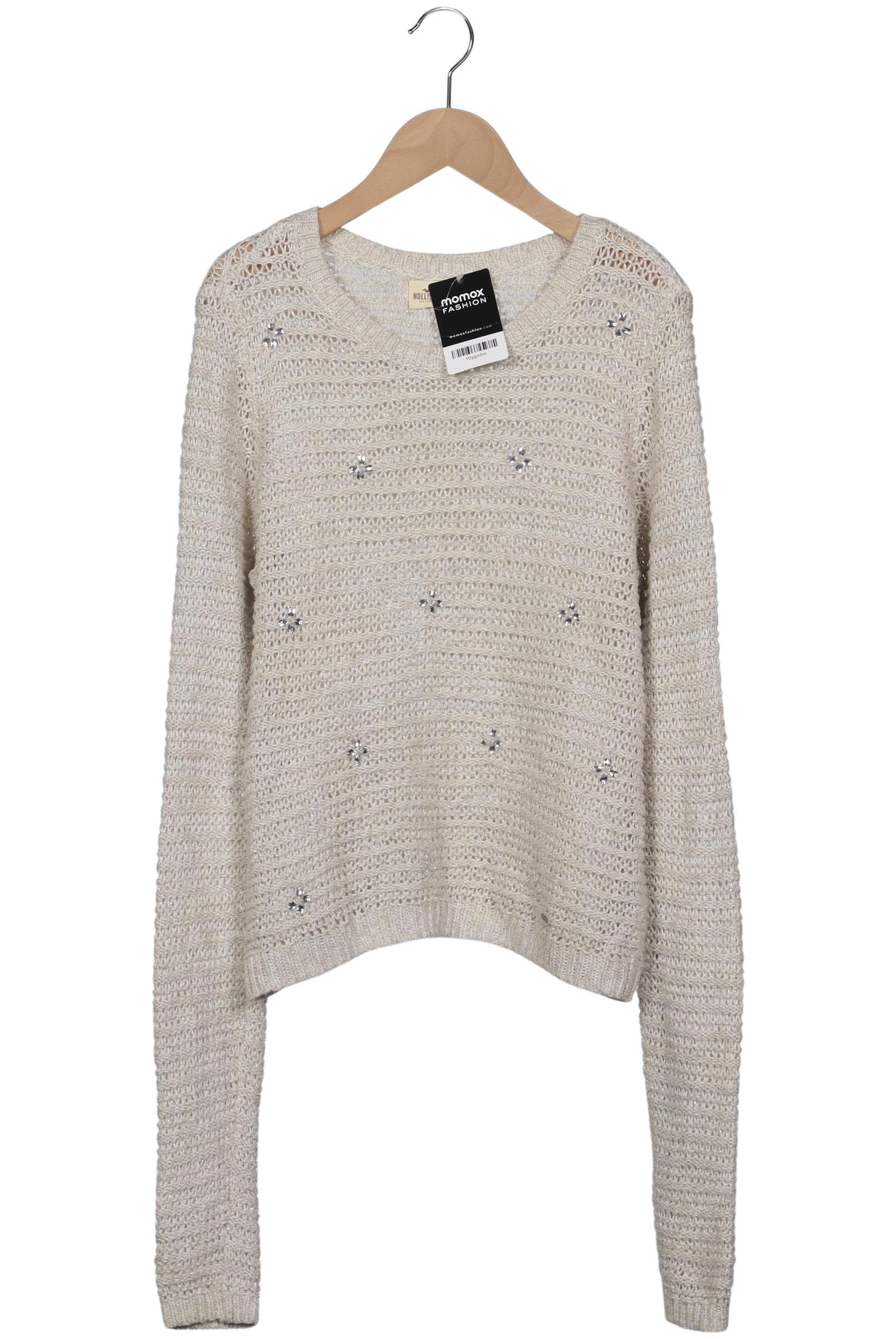 

Hollister Damen Pullover, cremeweiß, Gr. 42