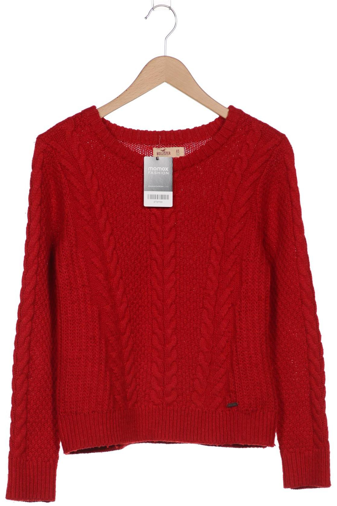 

Hollister Damen Pullover, rot, Gr. 34