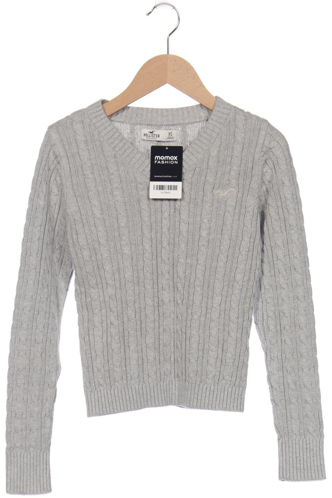 

Hollister Damen Pullover, grau, Gr. 34