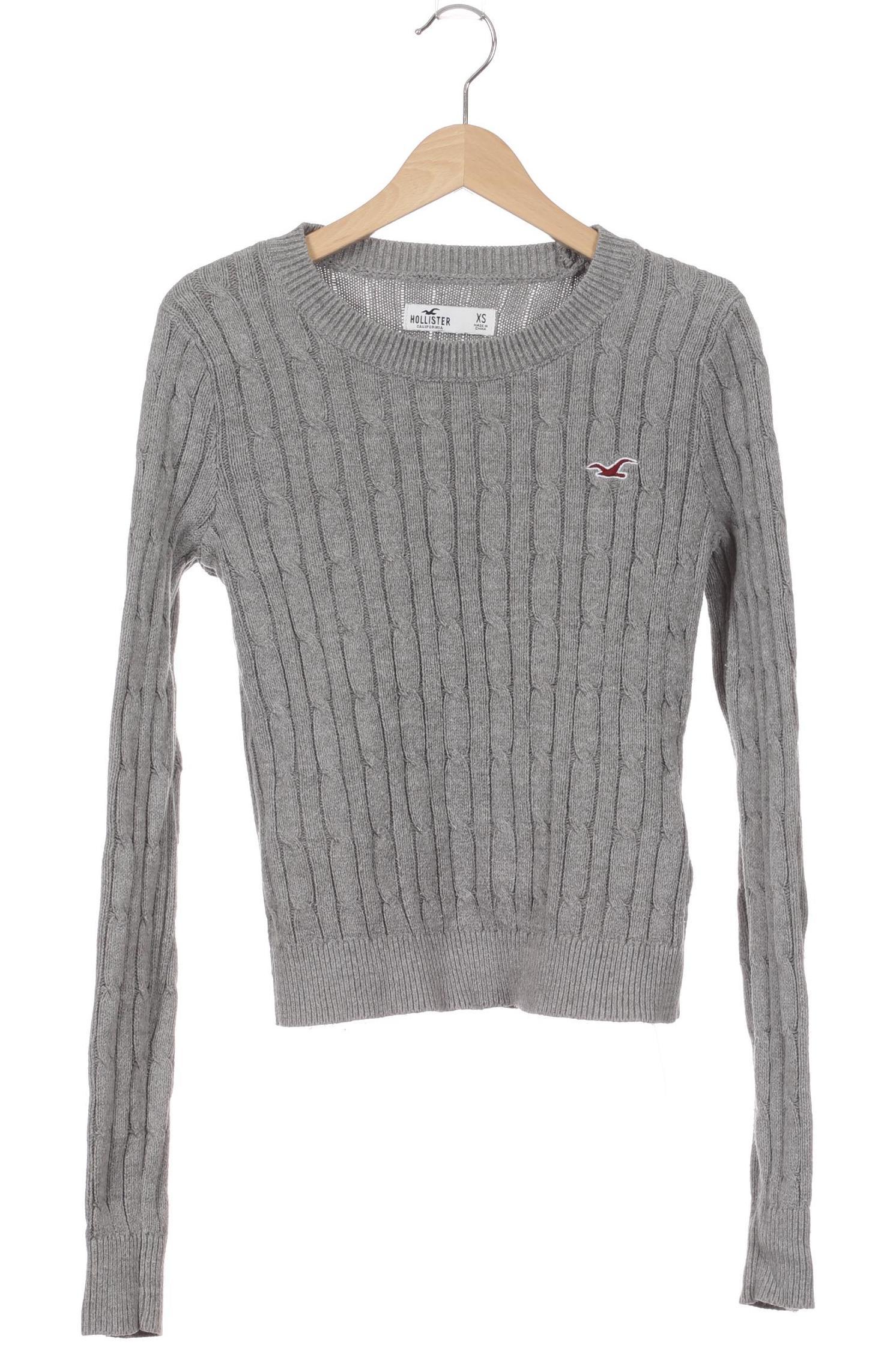 

Hollister Damen Pullover, grau, Gr.