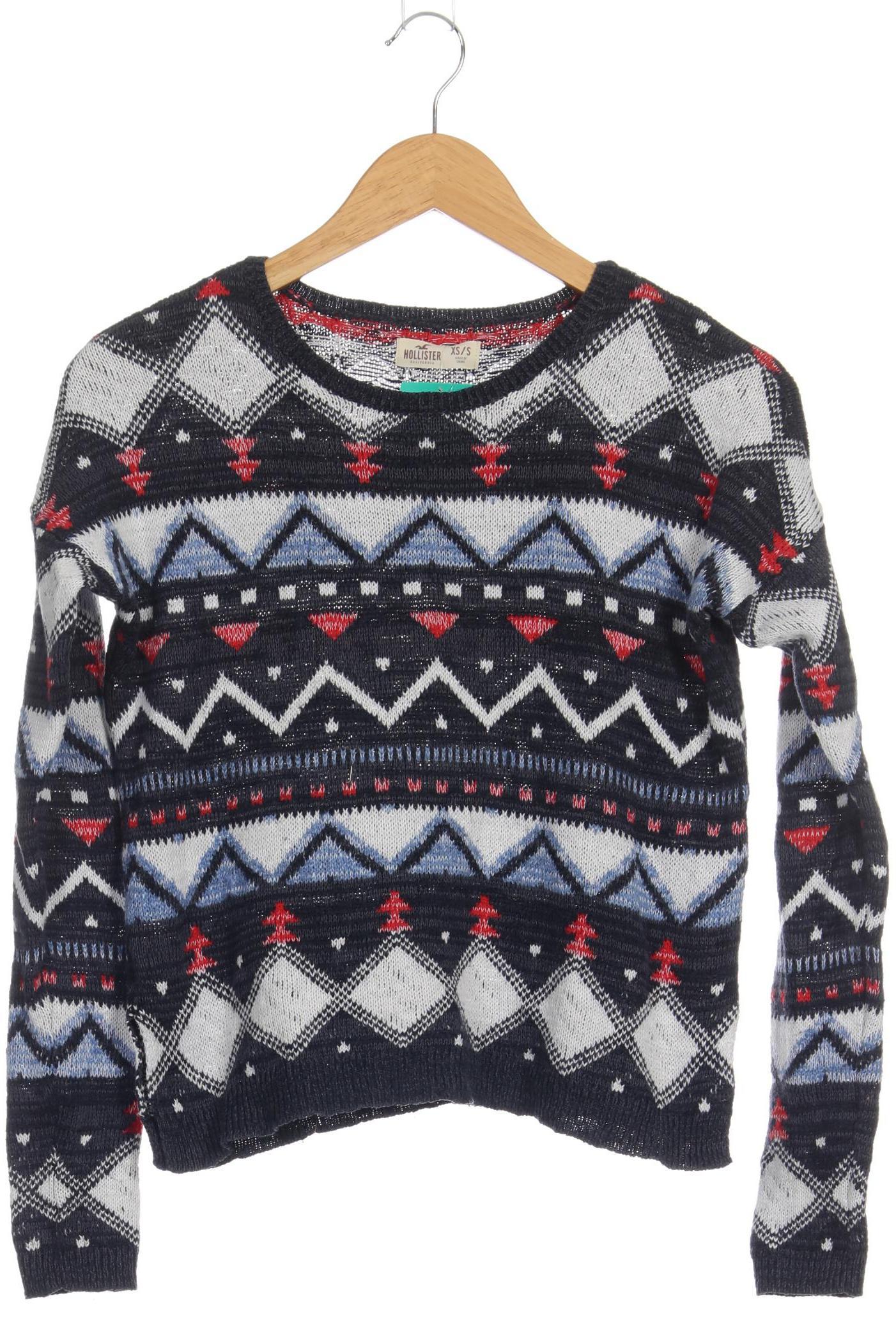 

Hollister Damen Pullover, blau, Gr.