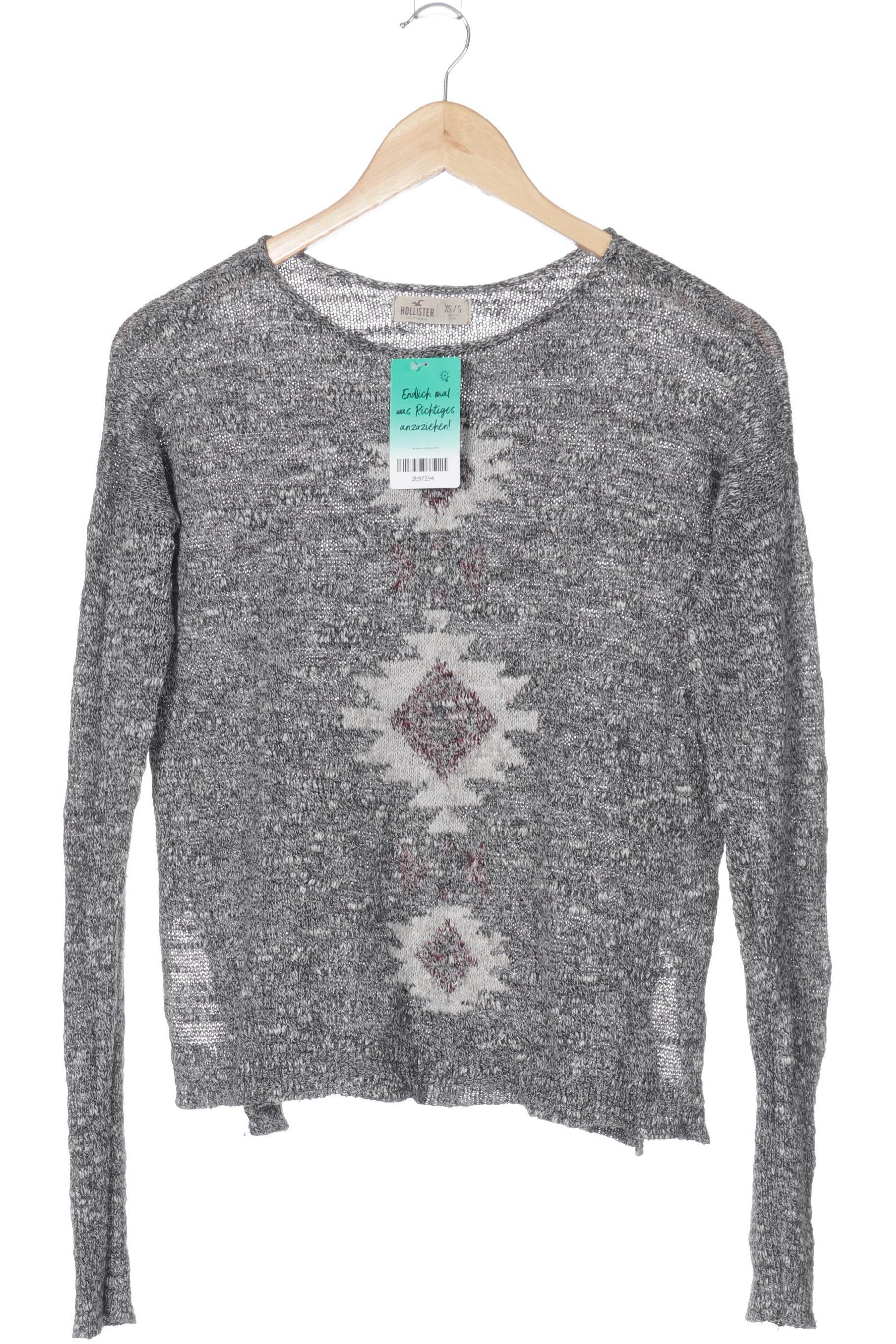 

Hollister Damen Pullover, grau, Gr.