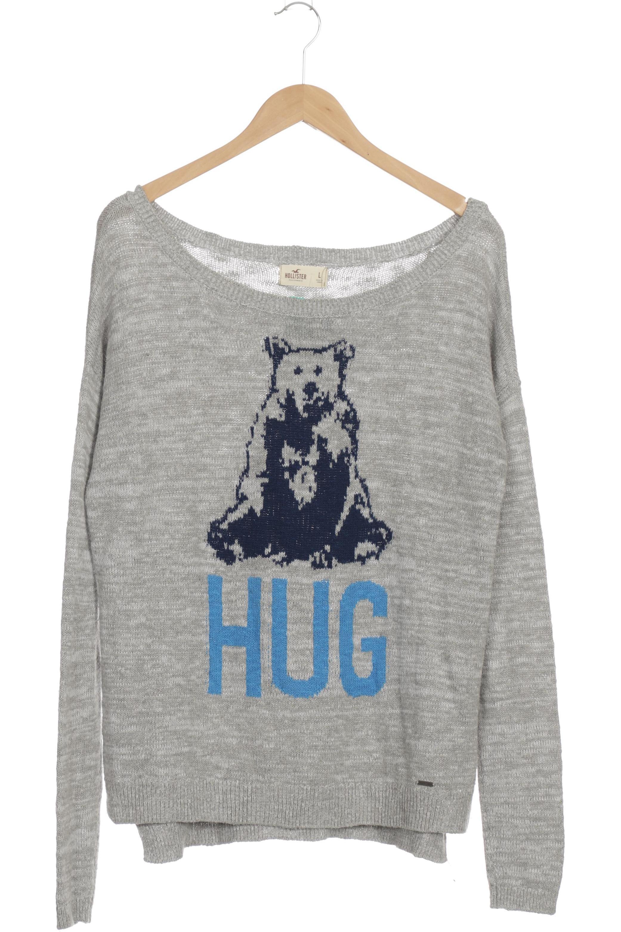 

Hollister Damen Pullover, grau, Gr.