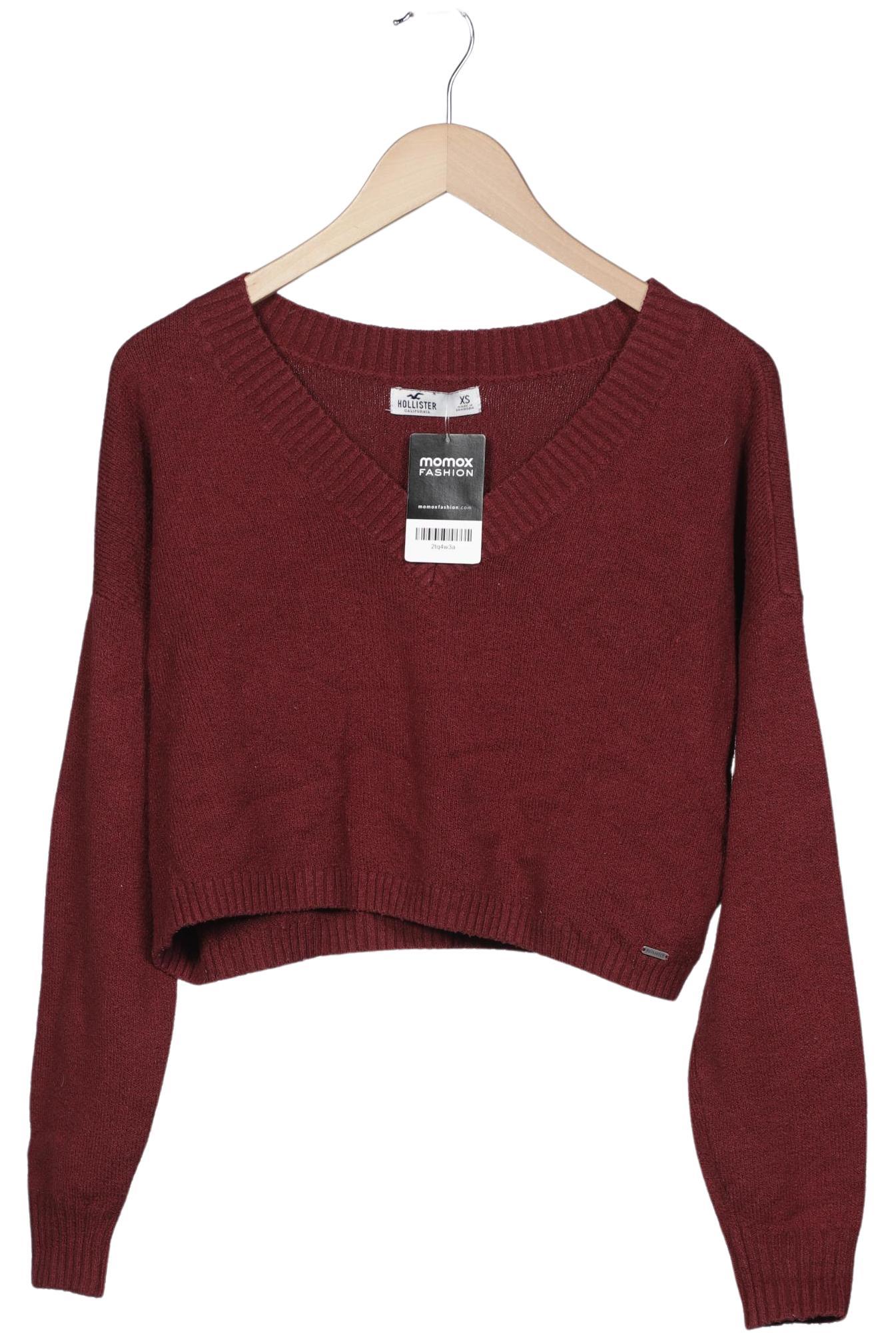 

Hollister Damen Pullover, bordeaux, Gr. 34