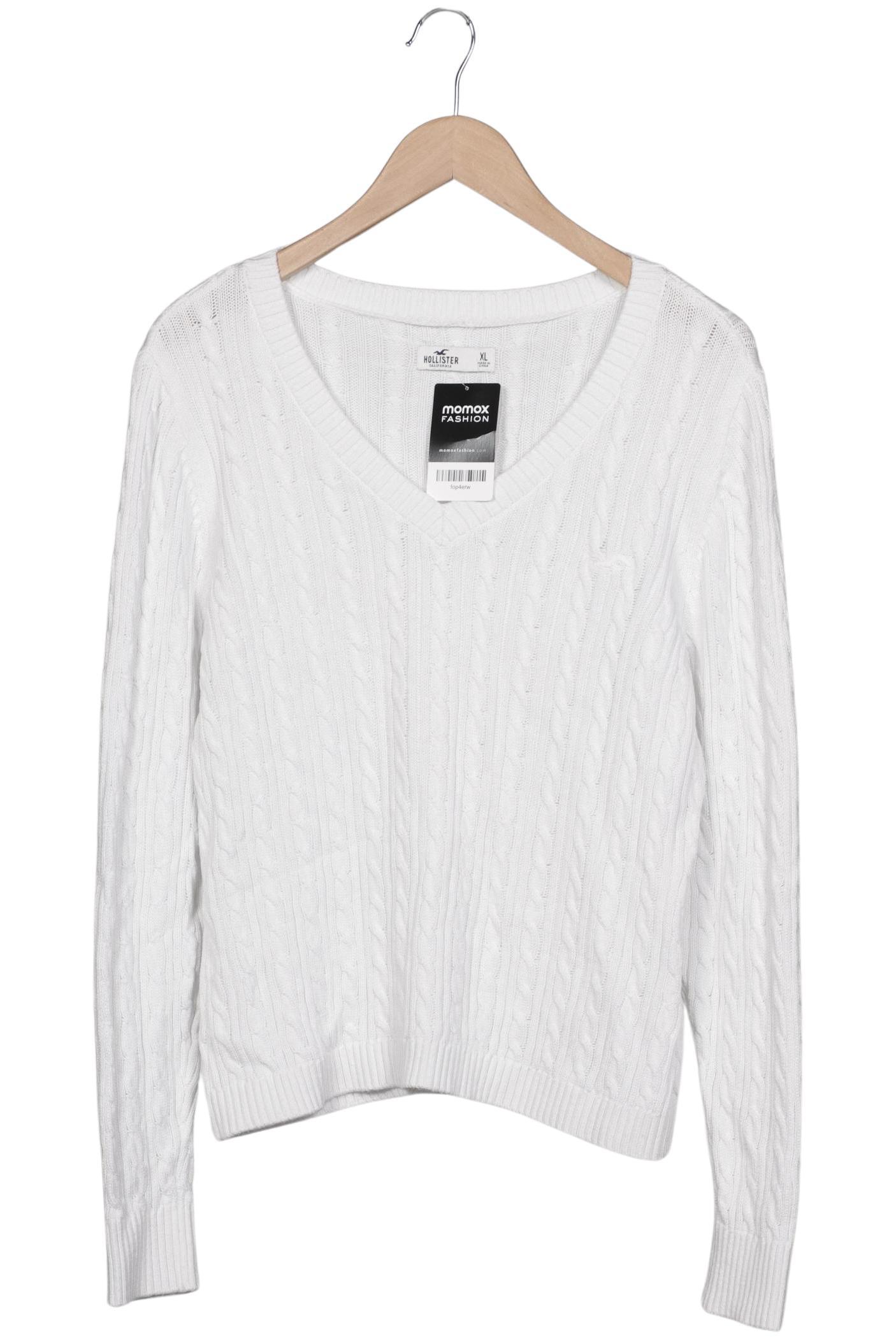 

Hollister Damen Pullover, weiß, Gr. 44