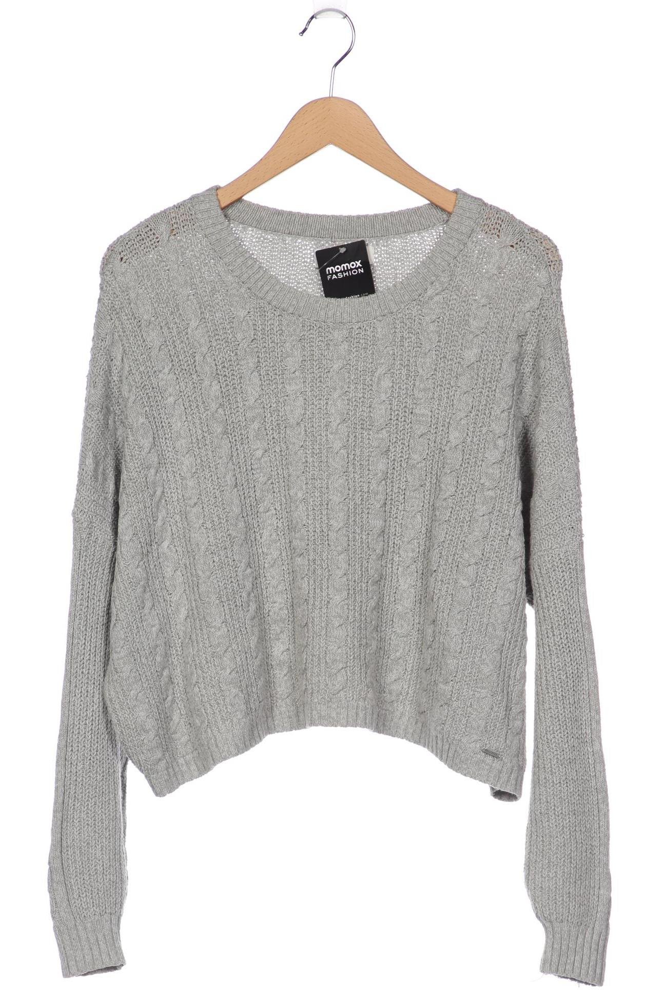 

Hollister Damen Pullover, grau