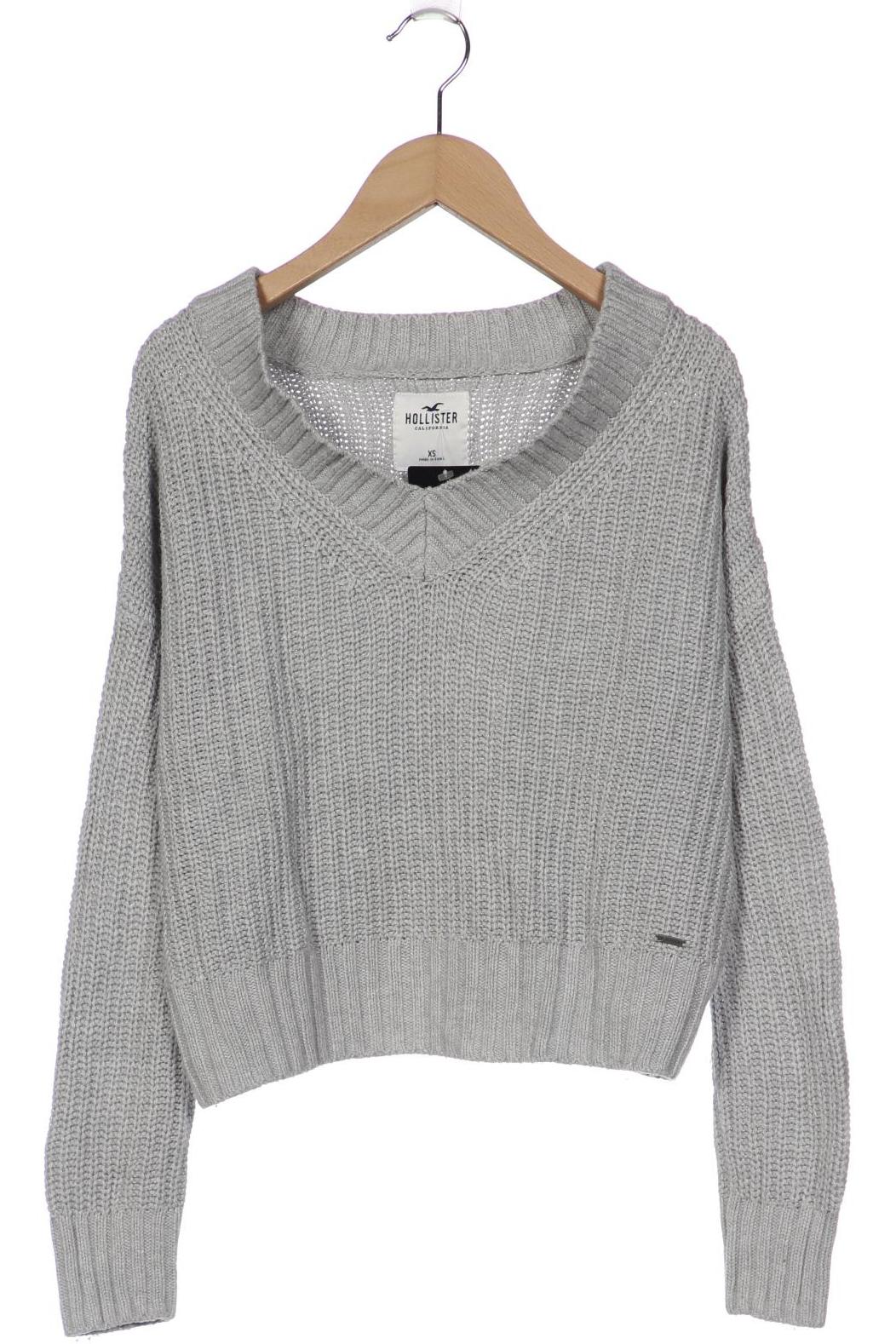 

Hollister Damen Pullover, grau, Gr. 34