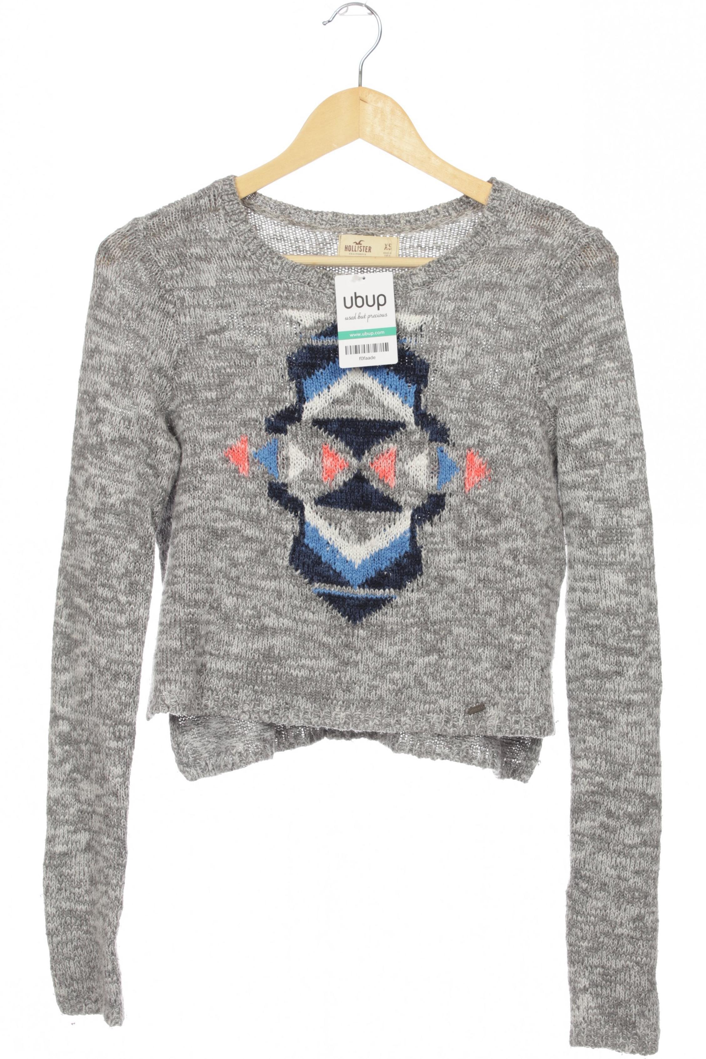 

Hollister Damen Pullover, grau, Gr.