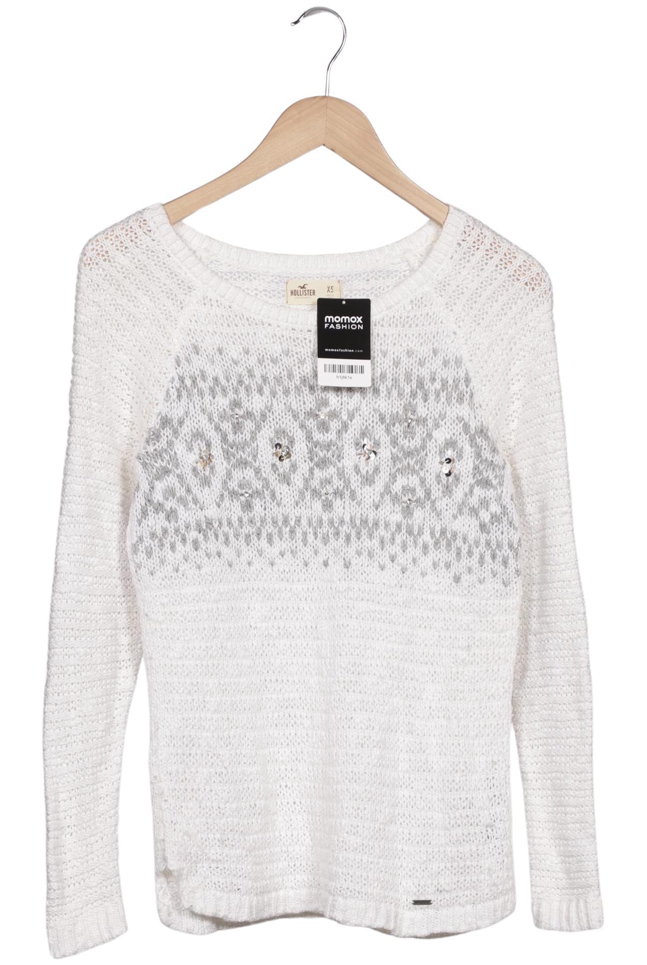 

Hollister Damen Pullover, cremeweiß, Gr. 34