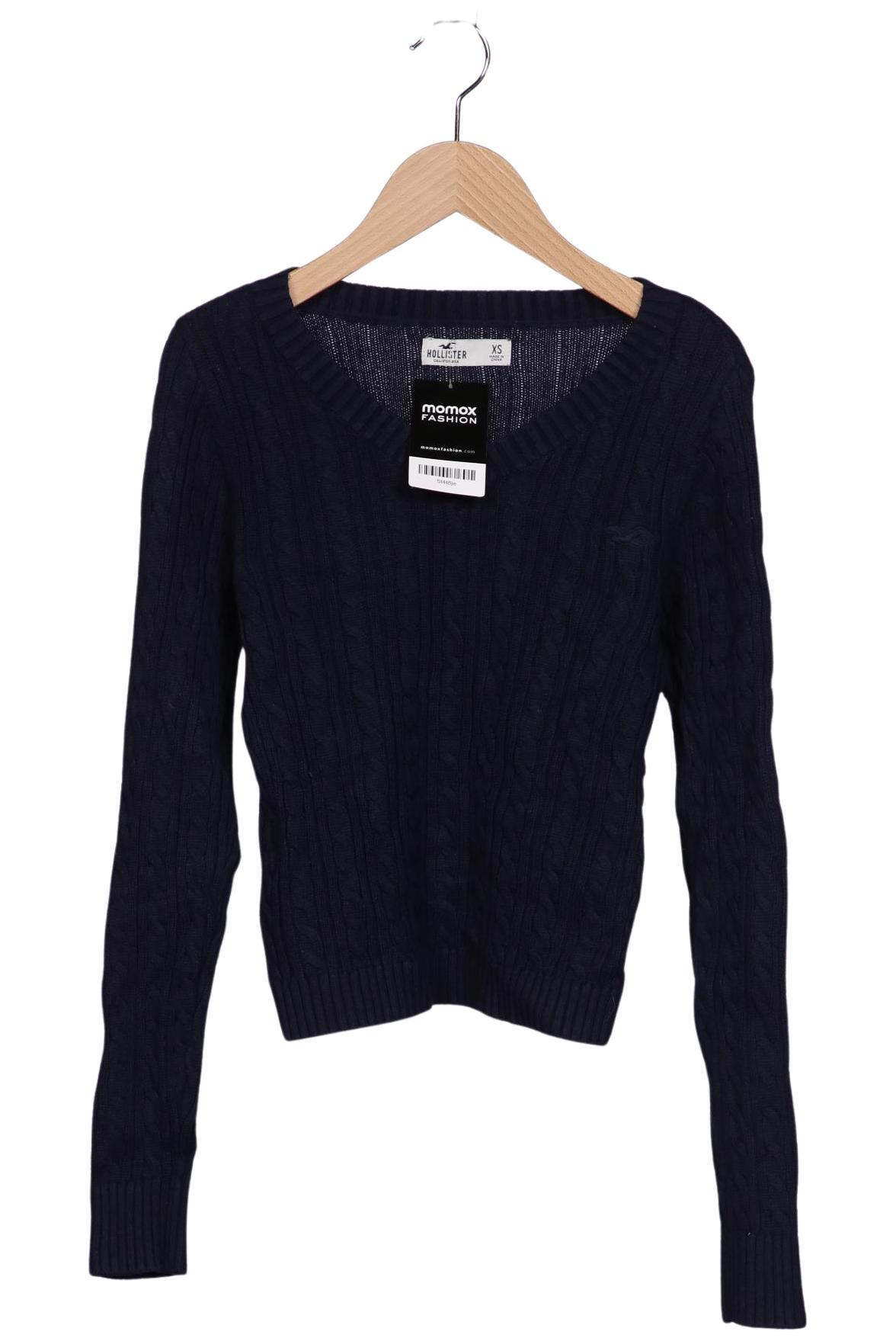 

Hollister Damen Pullover, marineblau, Gr. 34