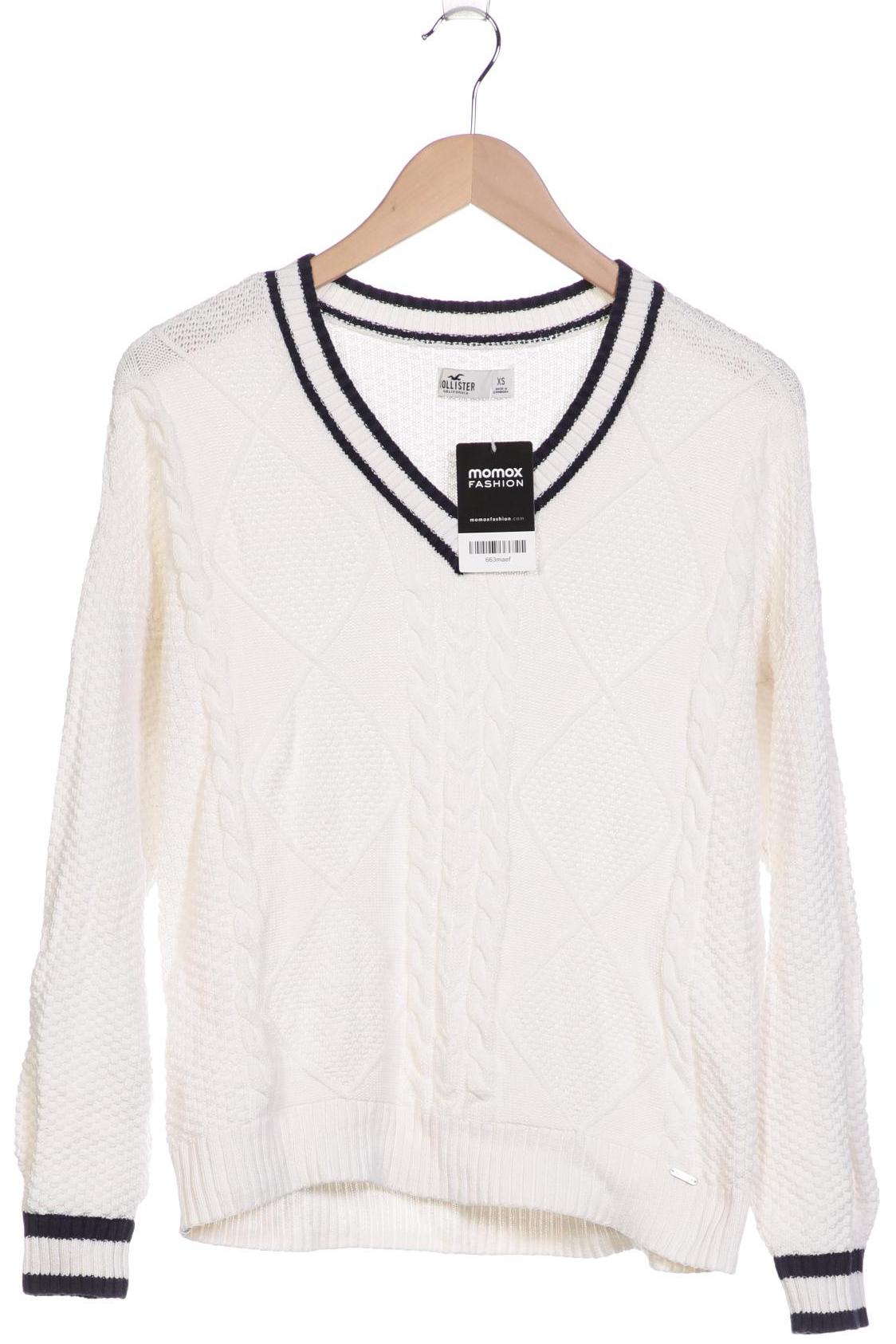 

Hollister Damen Pullover, weiß, Gr. 34