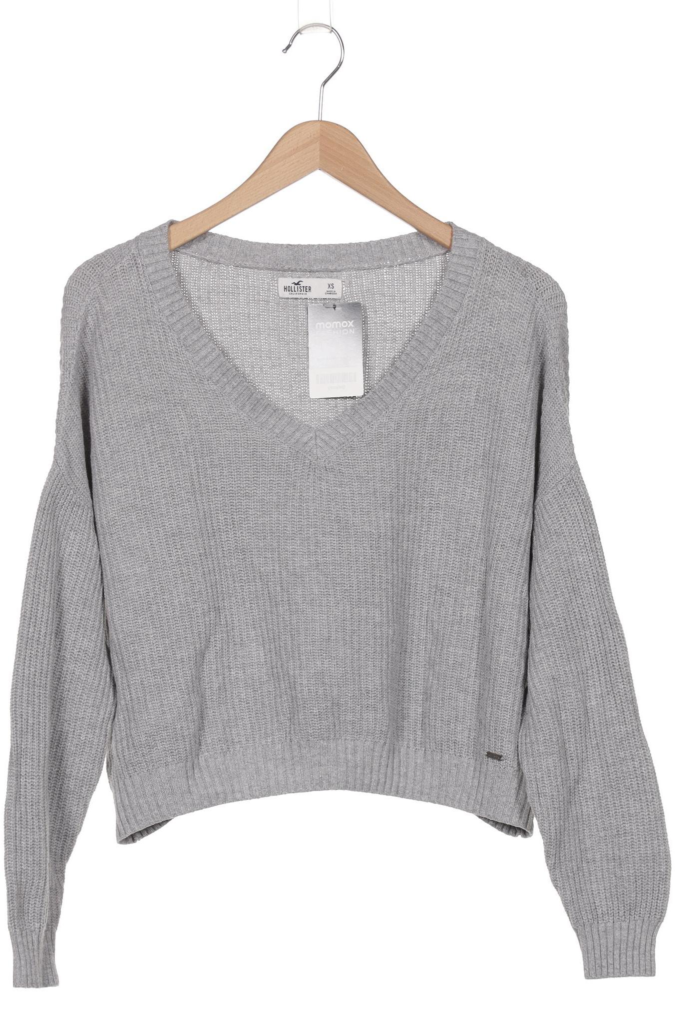 

Hollister Damen Pullover, grau, Gr. 34