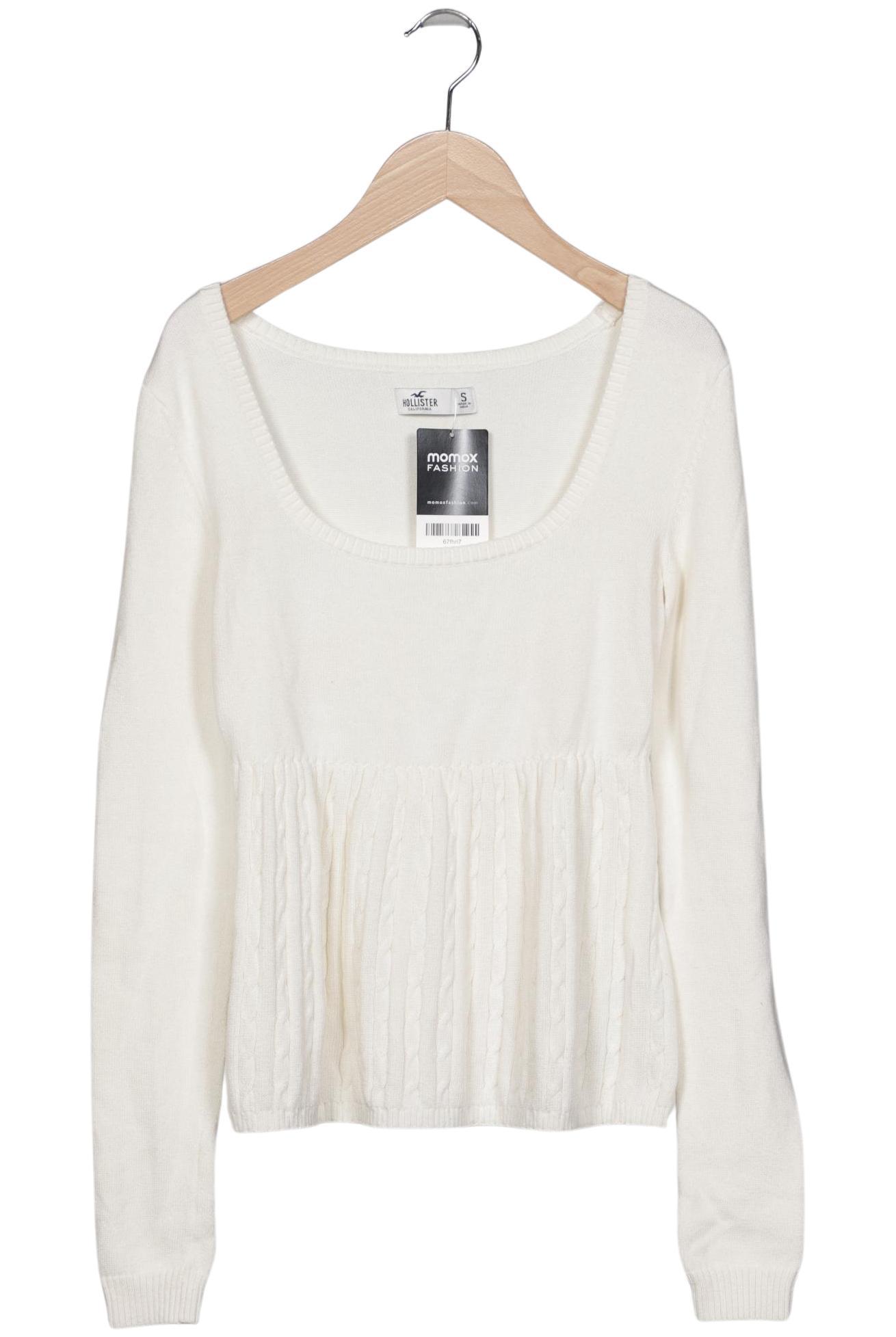 

Hollister Damen Pullover, cremeweiß, Gr. 36
