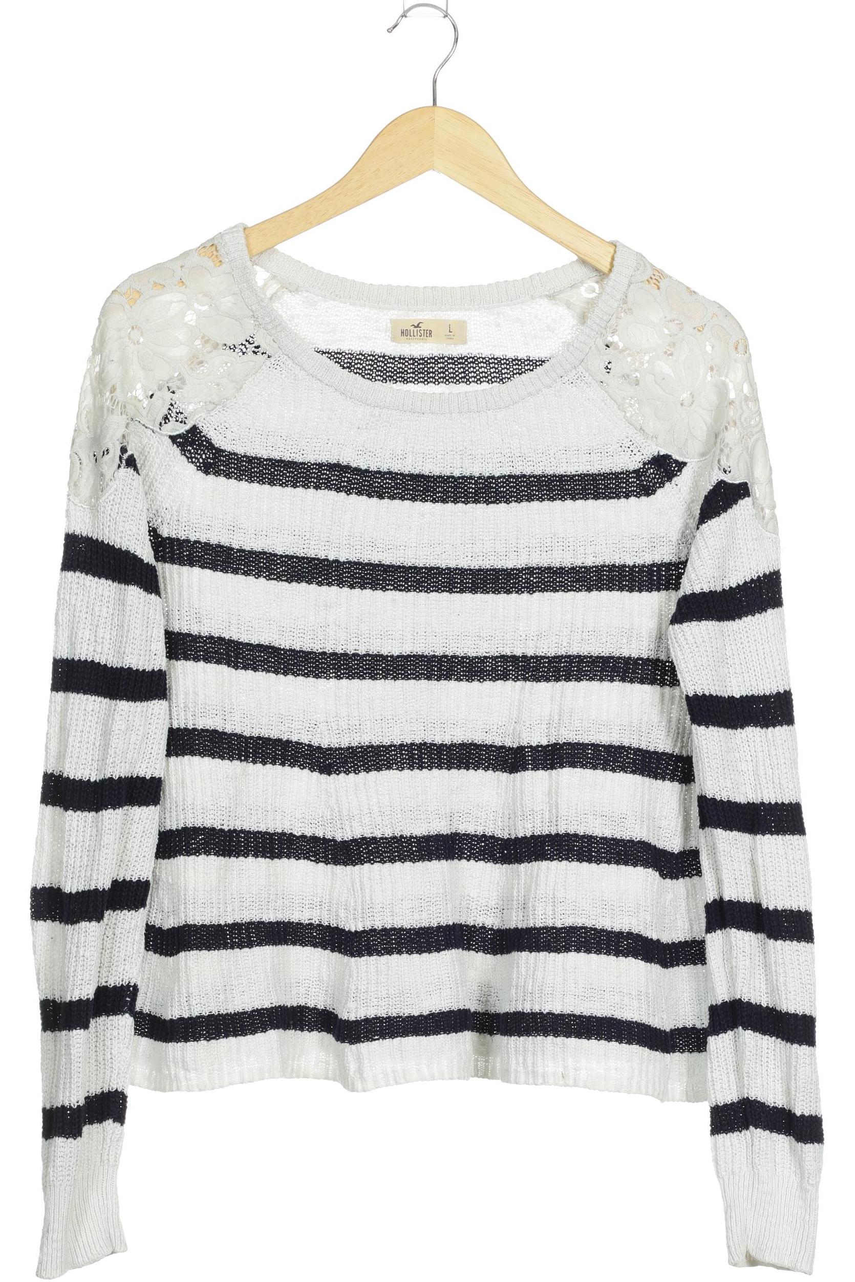 

Hollister Damen Pullover, weiß, Gr. 42