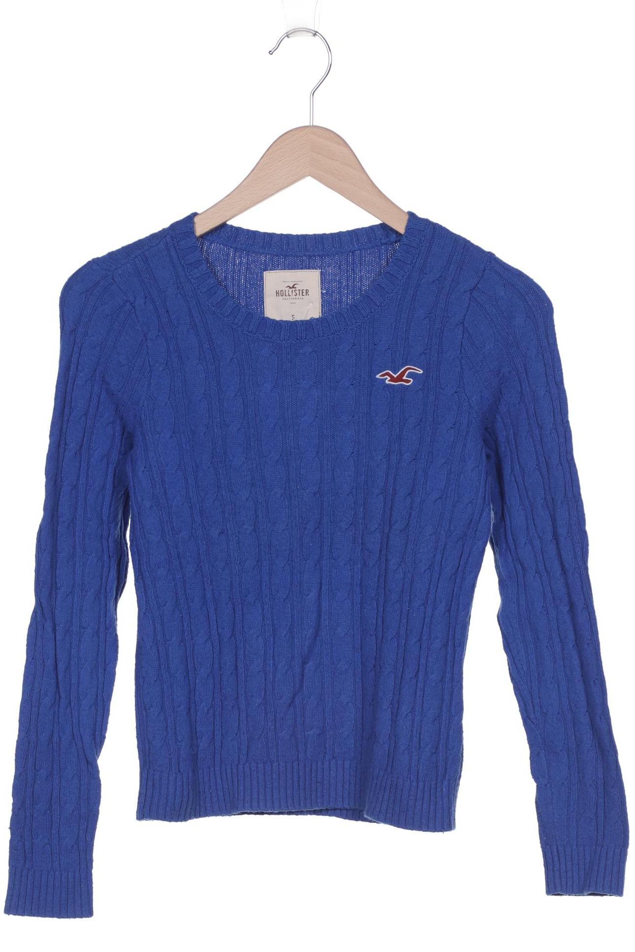 

Hollister Damen Pullover, blau