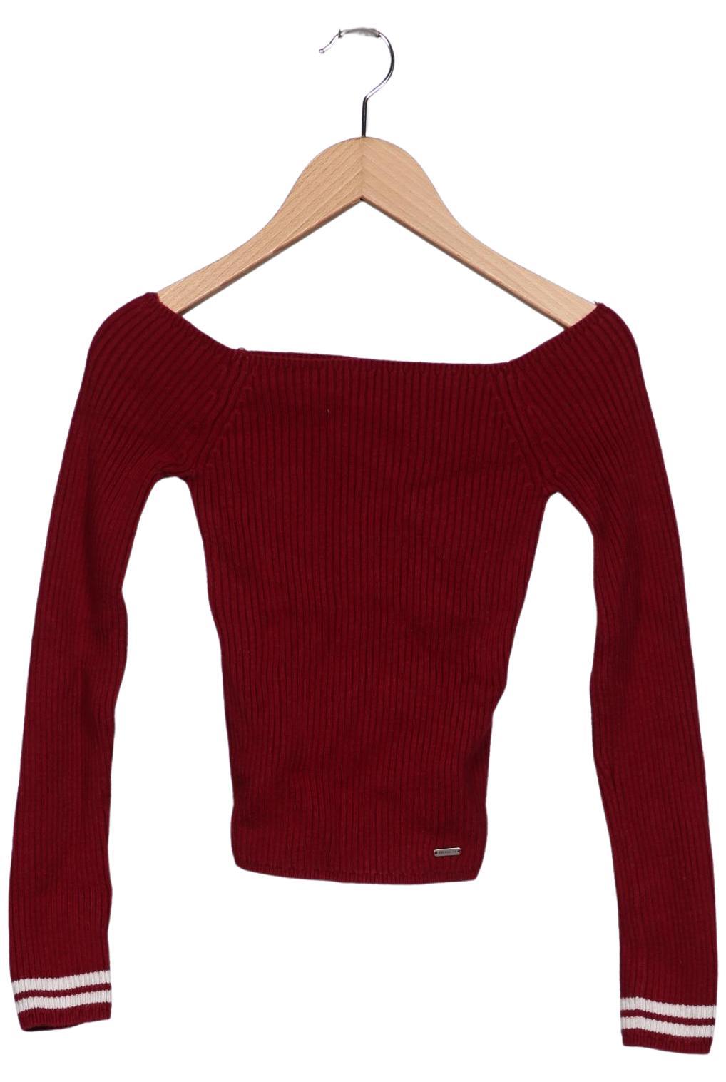 

Hollister Damen Pullover, bordeaux, Gr. 34