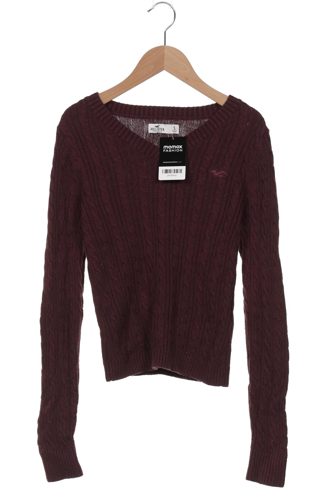 

Hollister Damen Pullover, bordeaux, Gr. 36