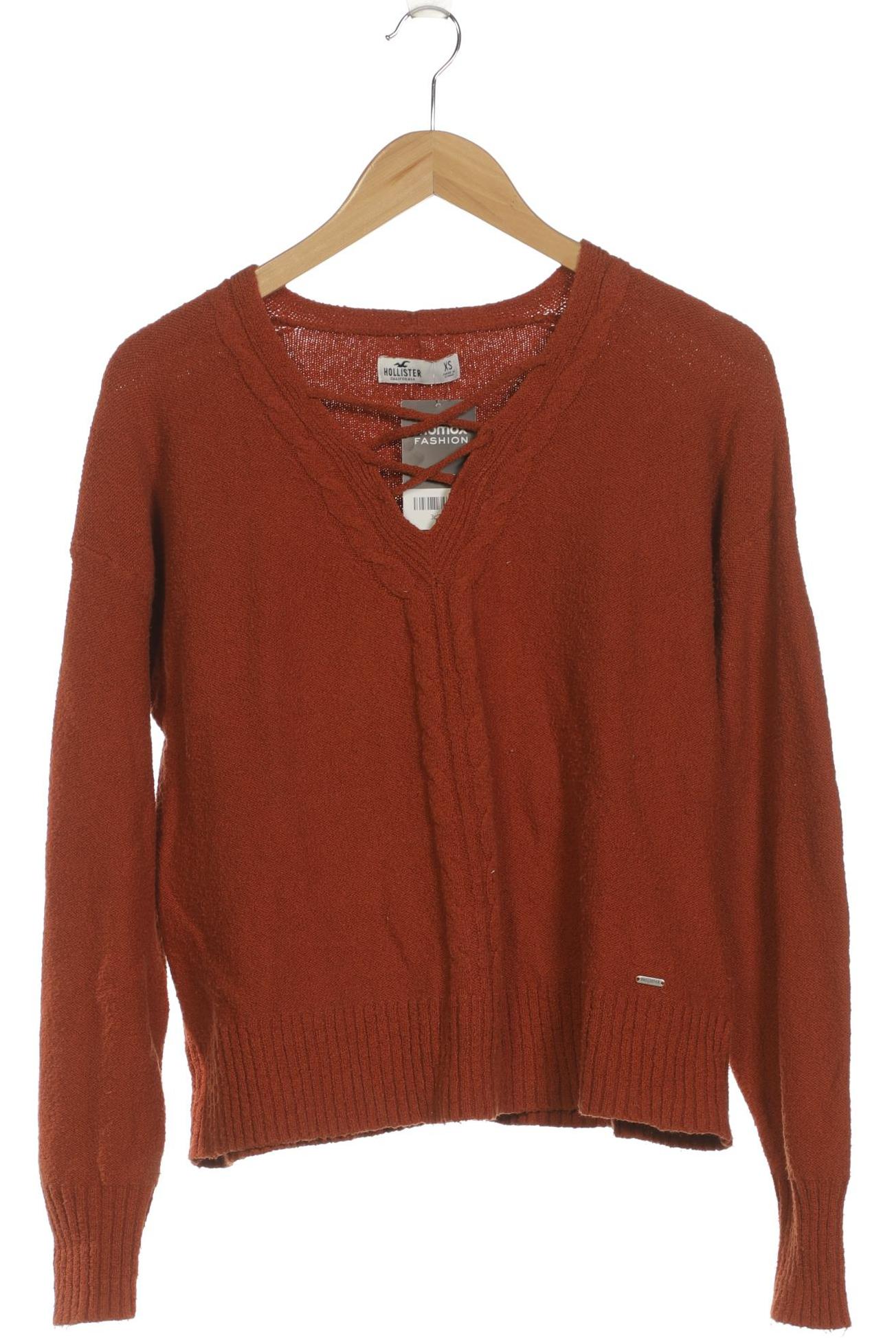 

Hollister Damen Pullover, orange