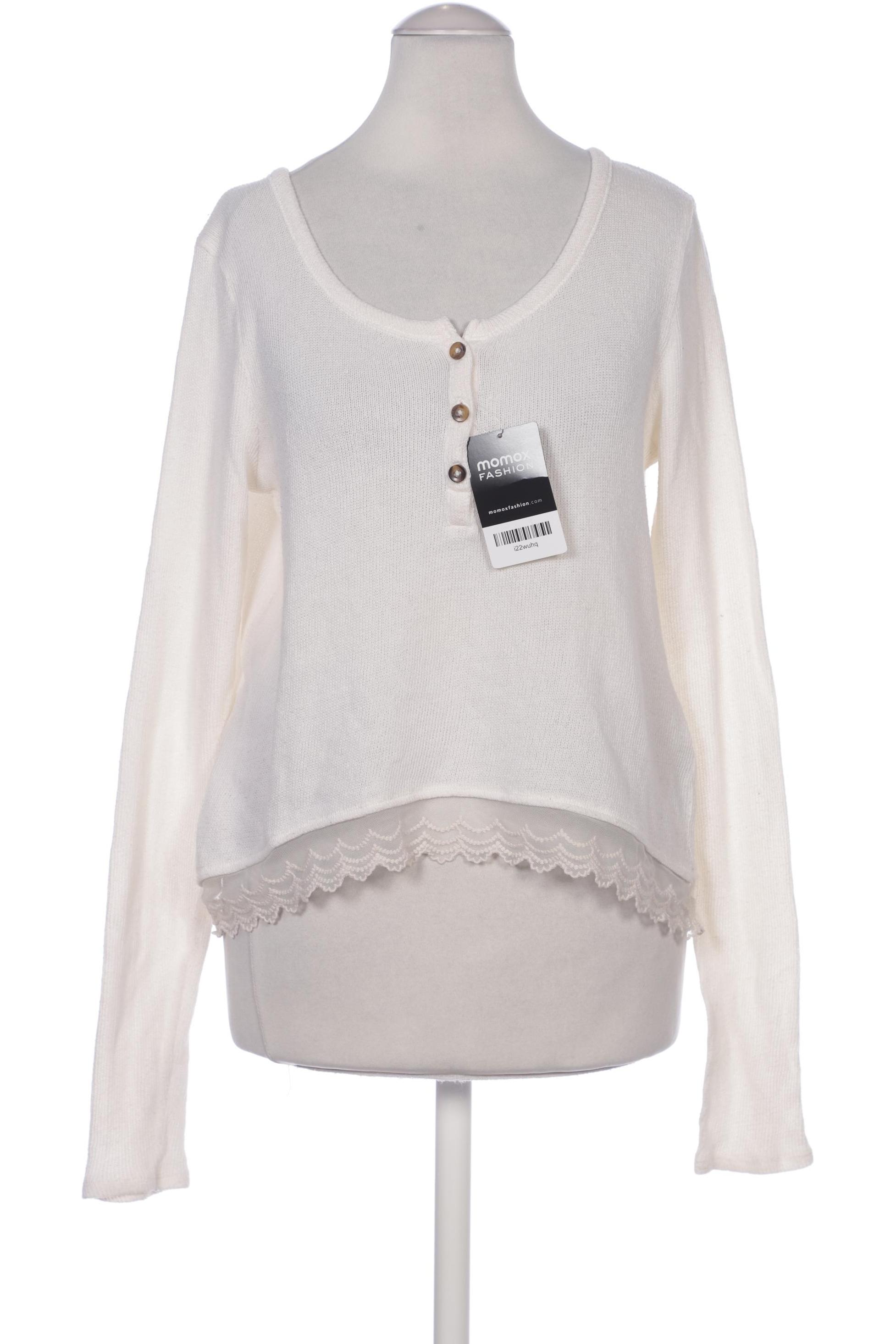 

Hollister Damen Pullover, cremeweiß, Gr. 36