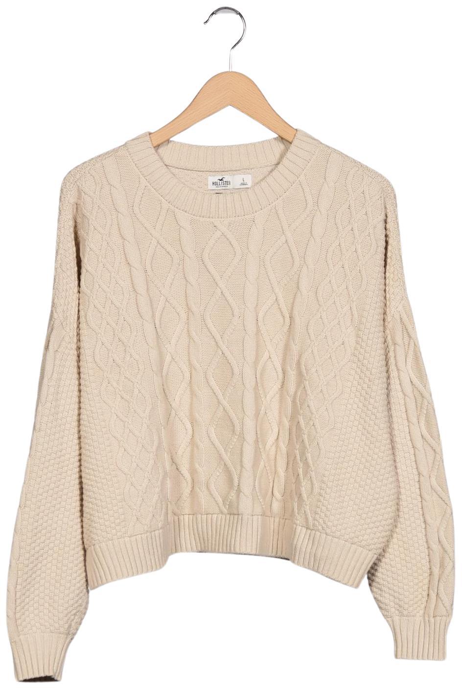 

Hollister Damen Pullover, beige, Gr. 42