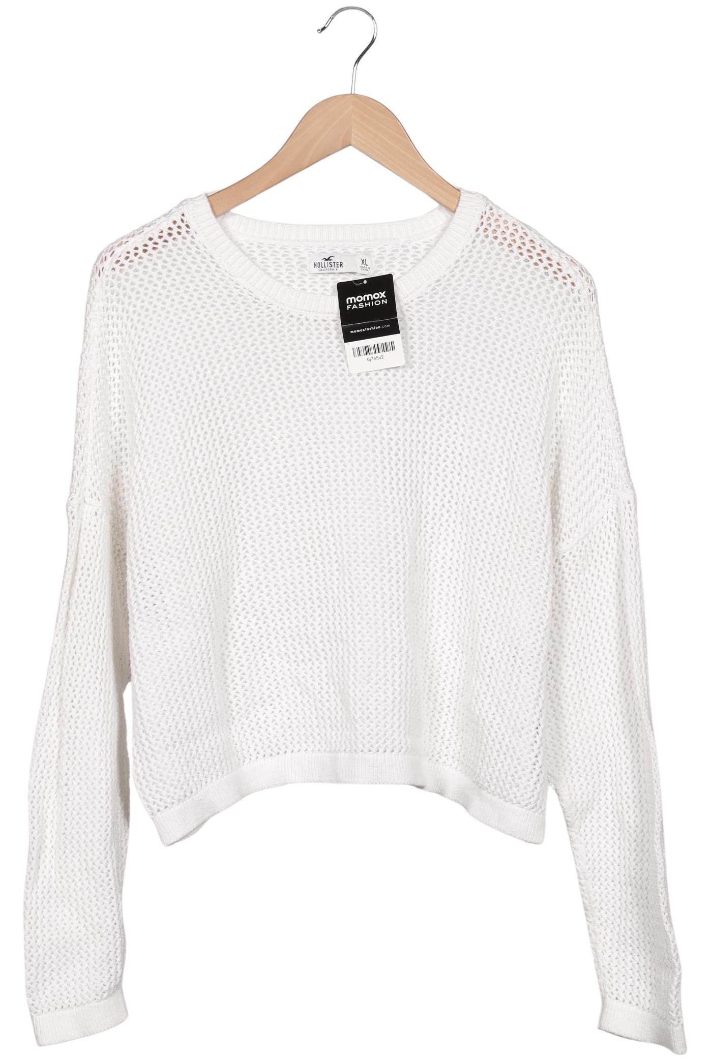 

Hollister Damen Pullover, weiß, Gr. 44
