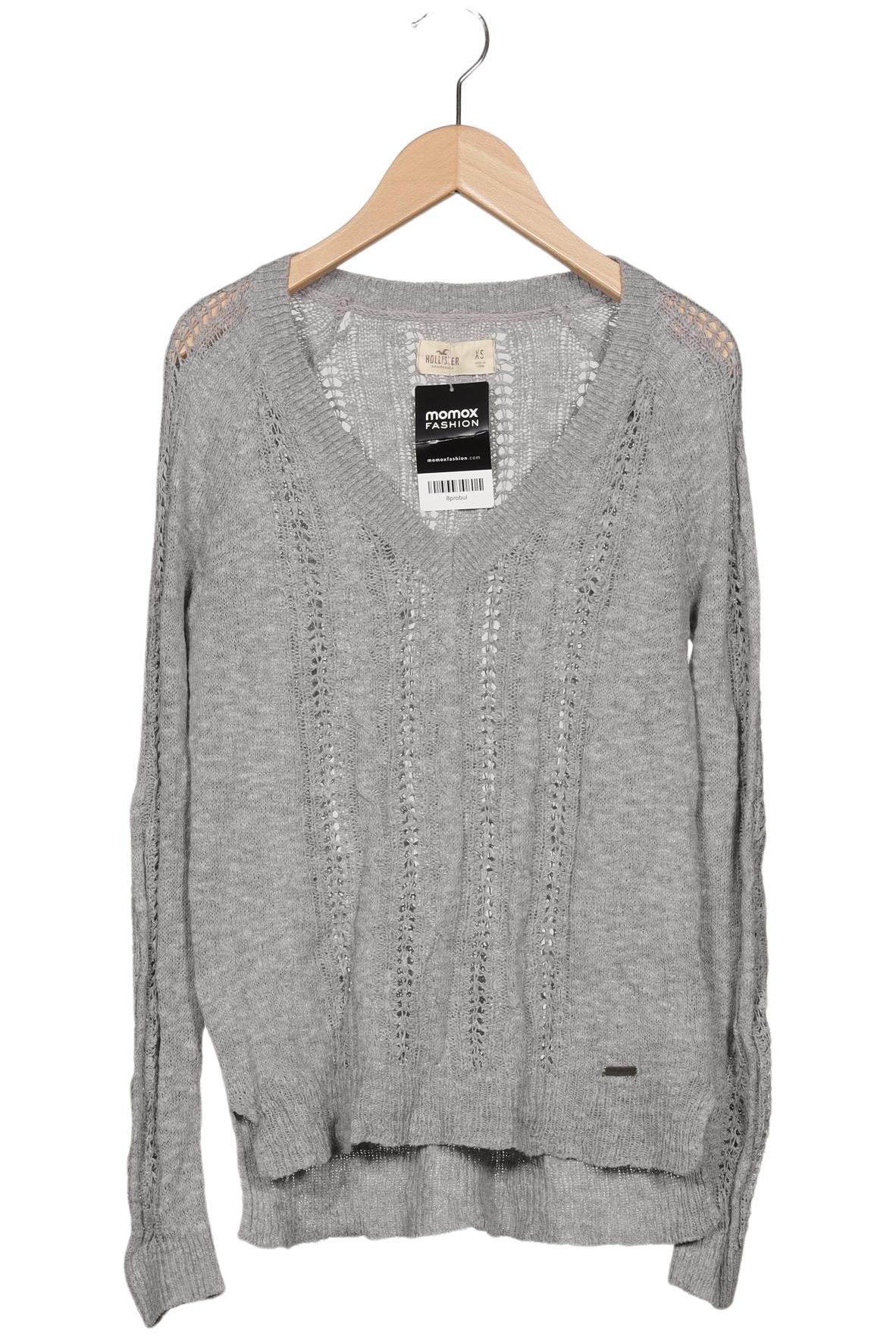 

Hollister Damen Pullover, grau, Gr. 34