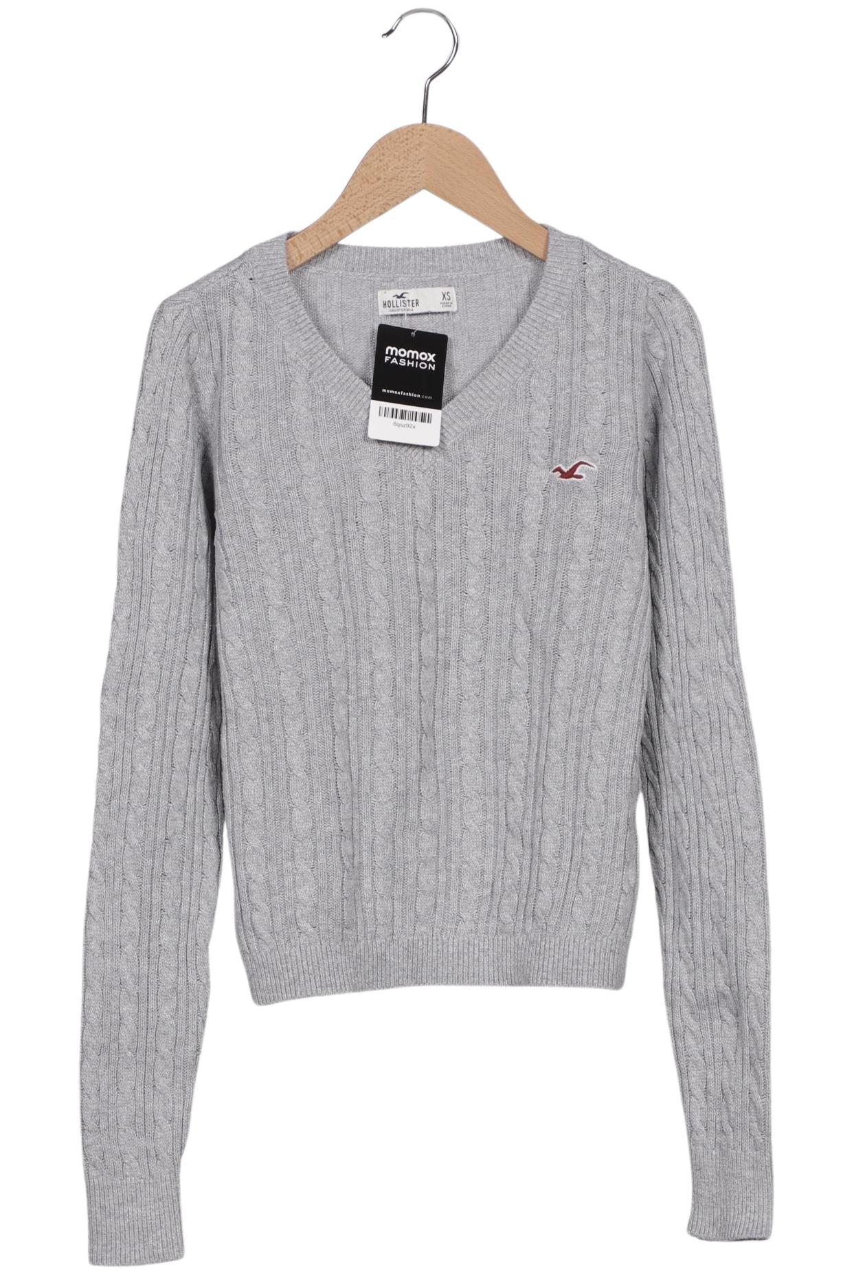 

Hollister Damen Pullover, grau, Gr. 34