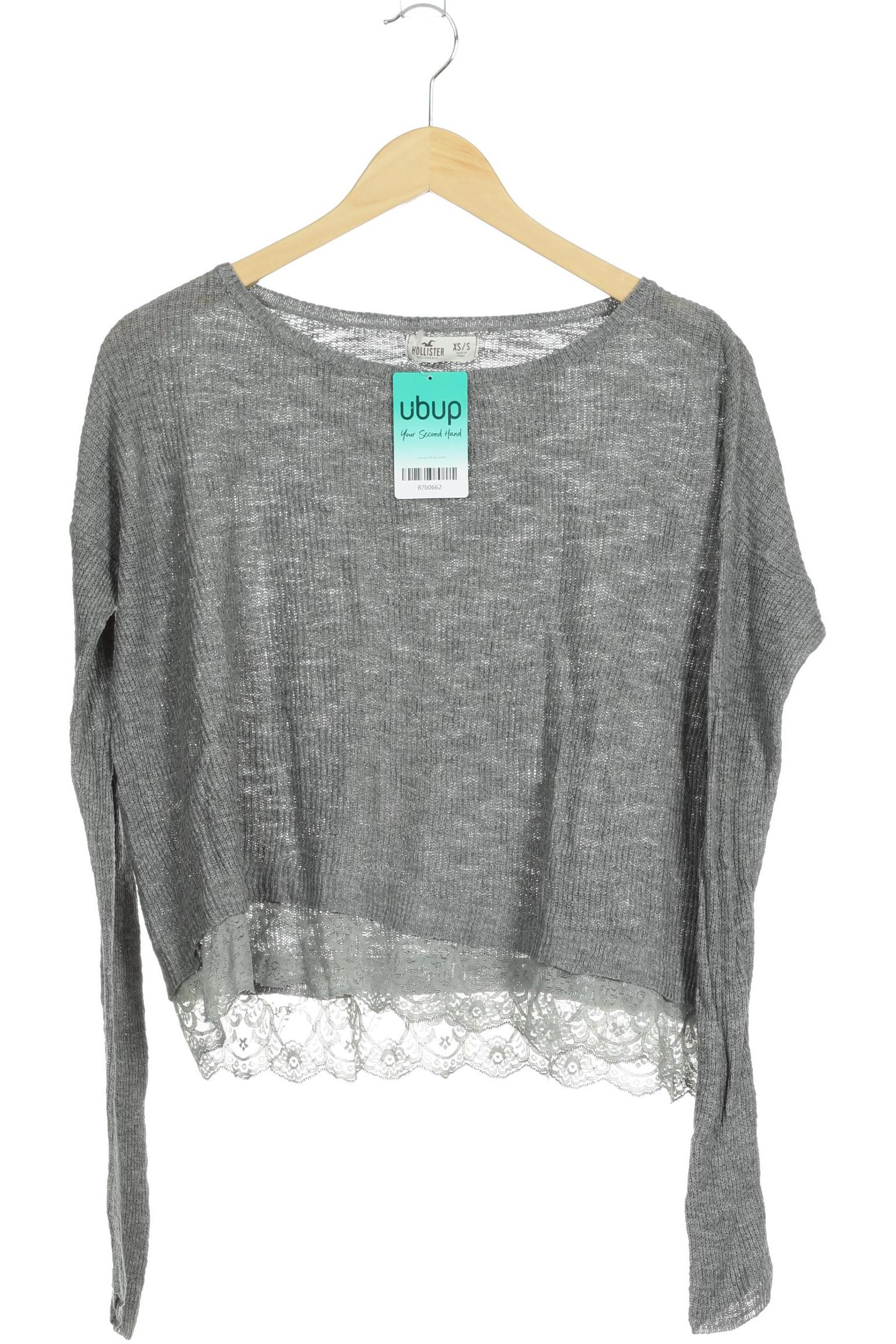 

Hollister Damen Pullover, grau, Gr. 34
