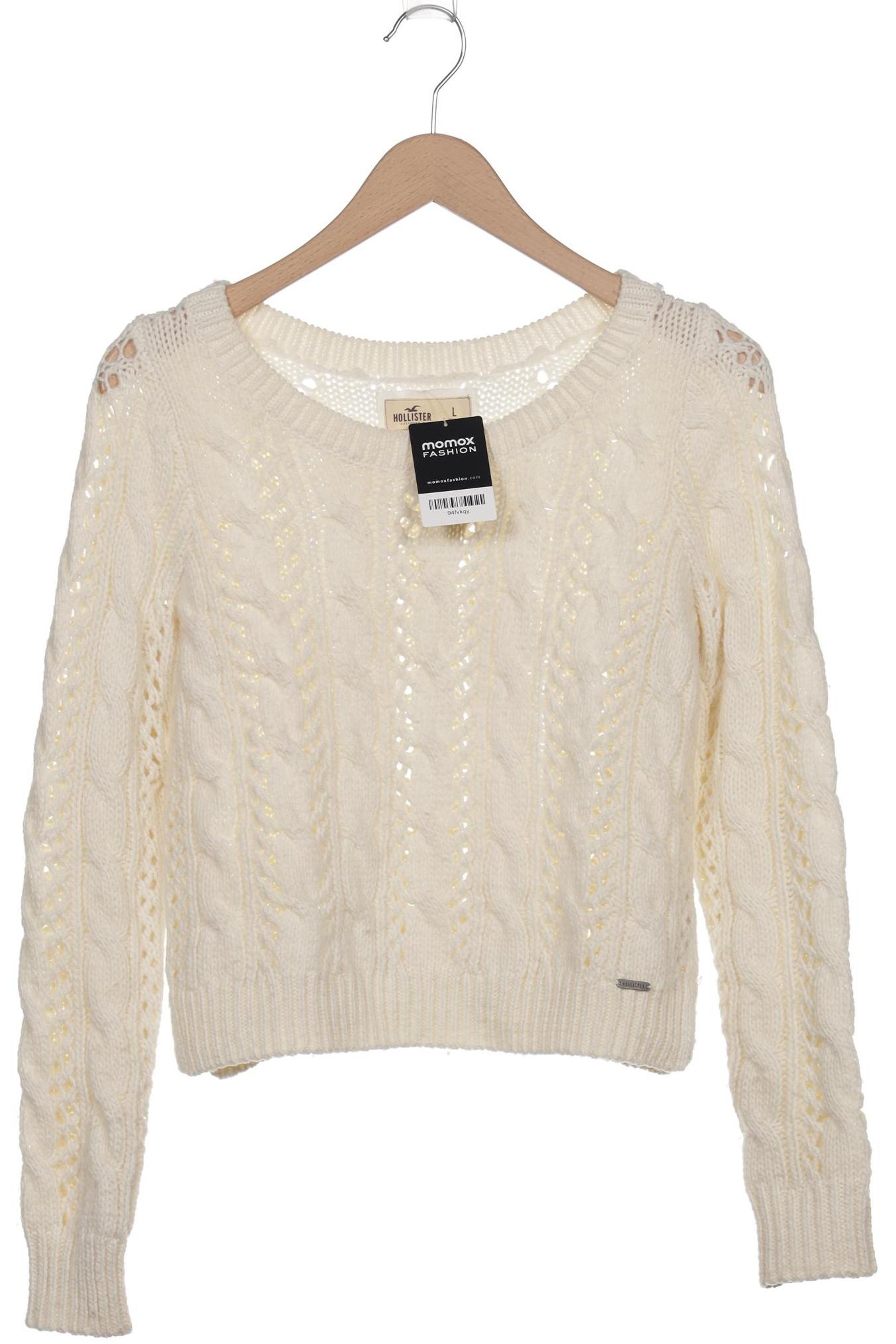 

Hollister Damen Pullover, cremeweiß, Gr. 42
