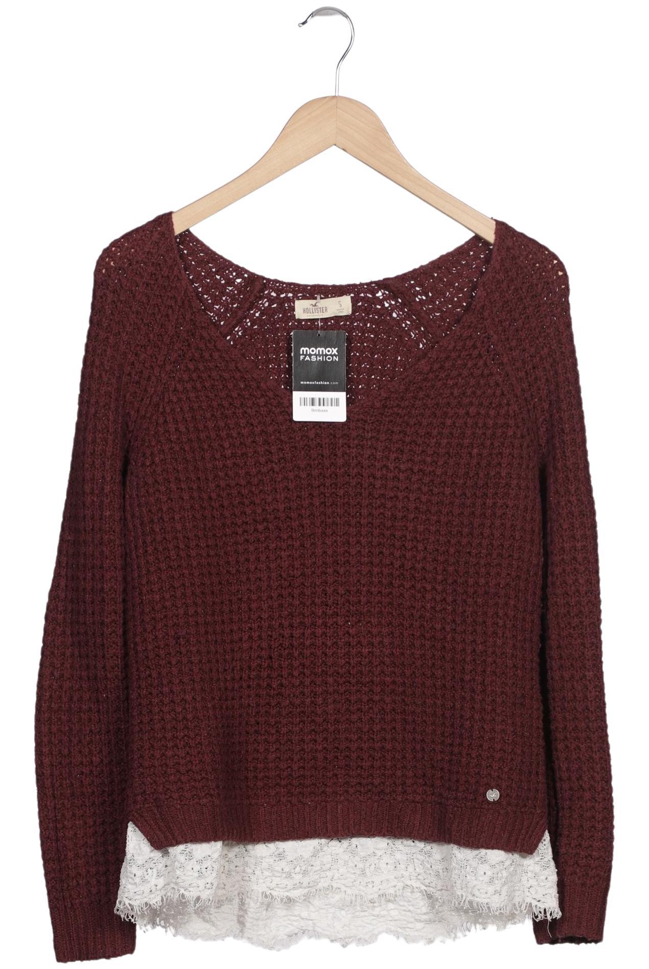 

Hollister Damen Pullover, bordeaux, Gr. 36