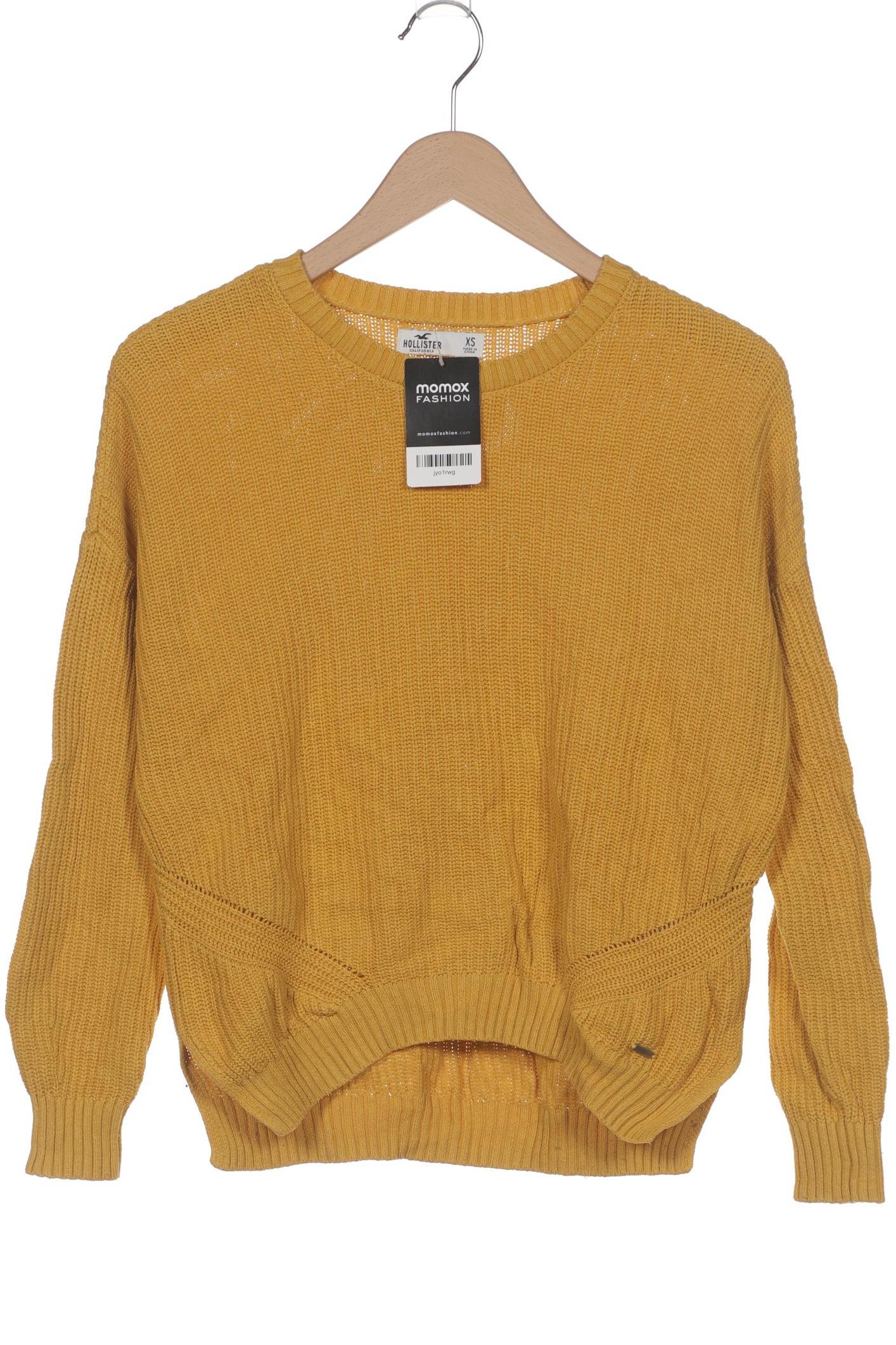

Hollister Damen Pullover, gelb, Gr. 34