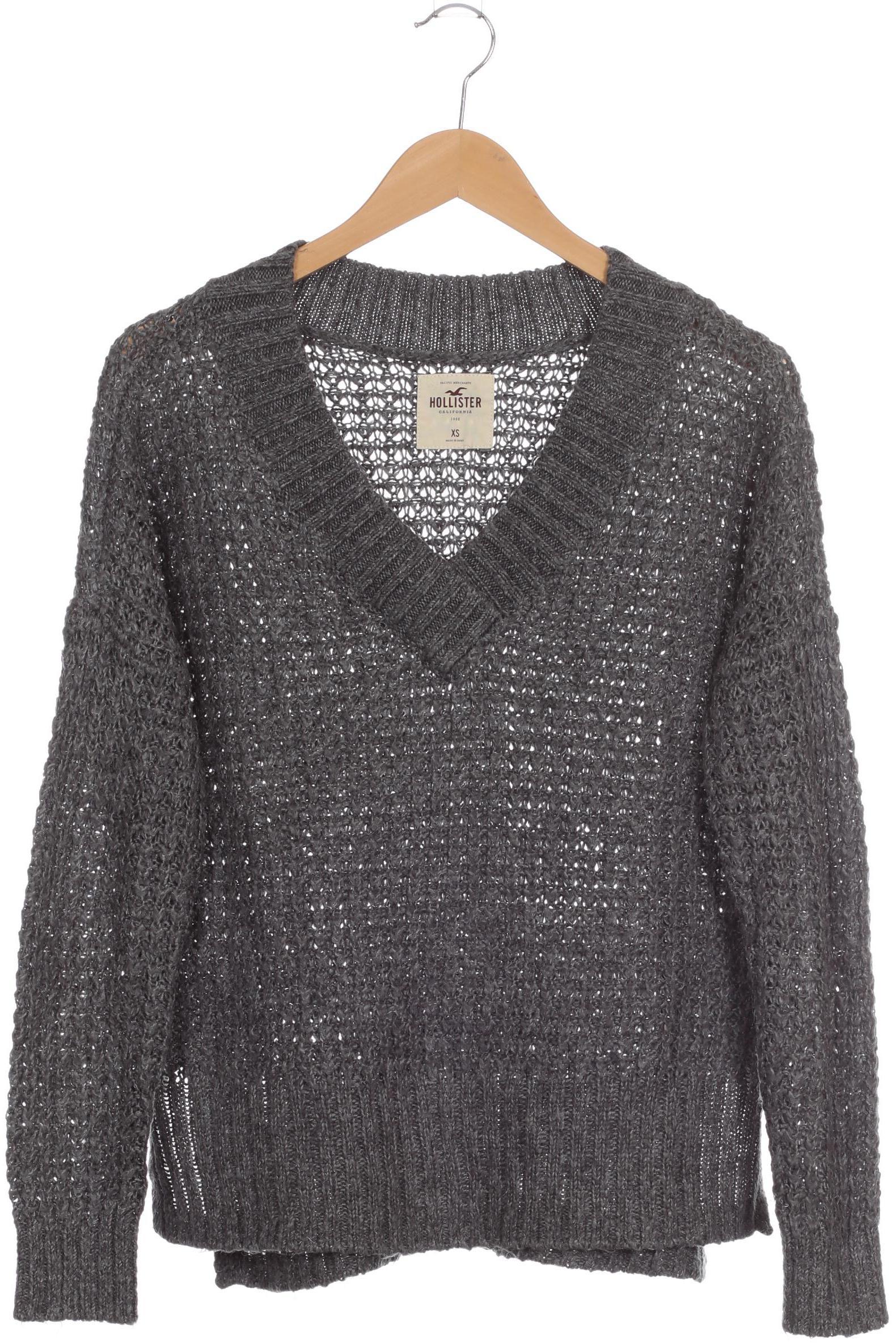 

Hollister Damen Pullover, grau, Gr. 34