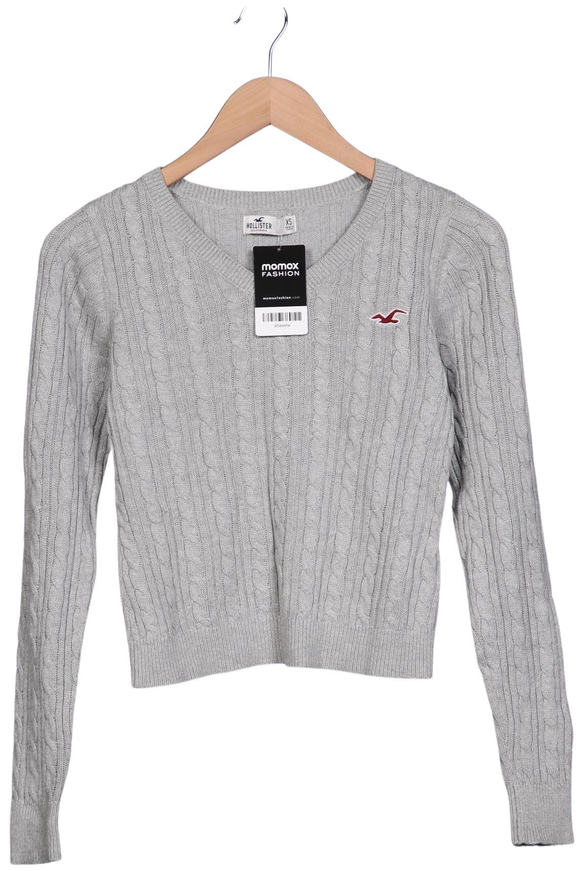 

Hollister Damen Pullover, grau, Gr. 34