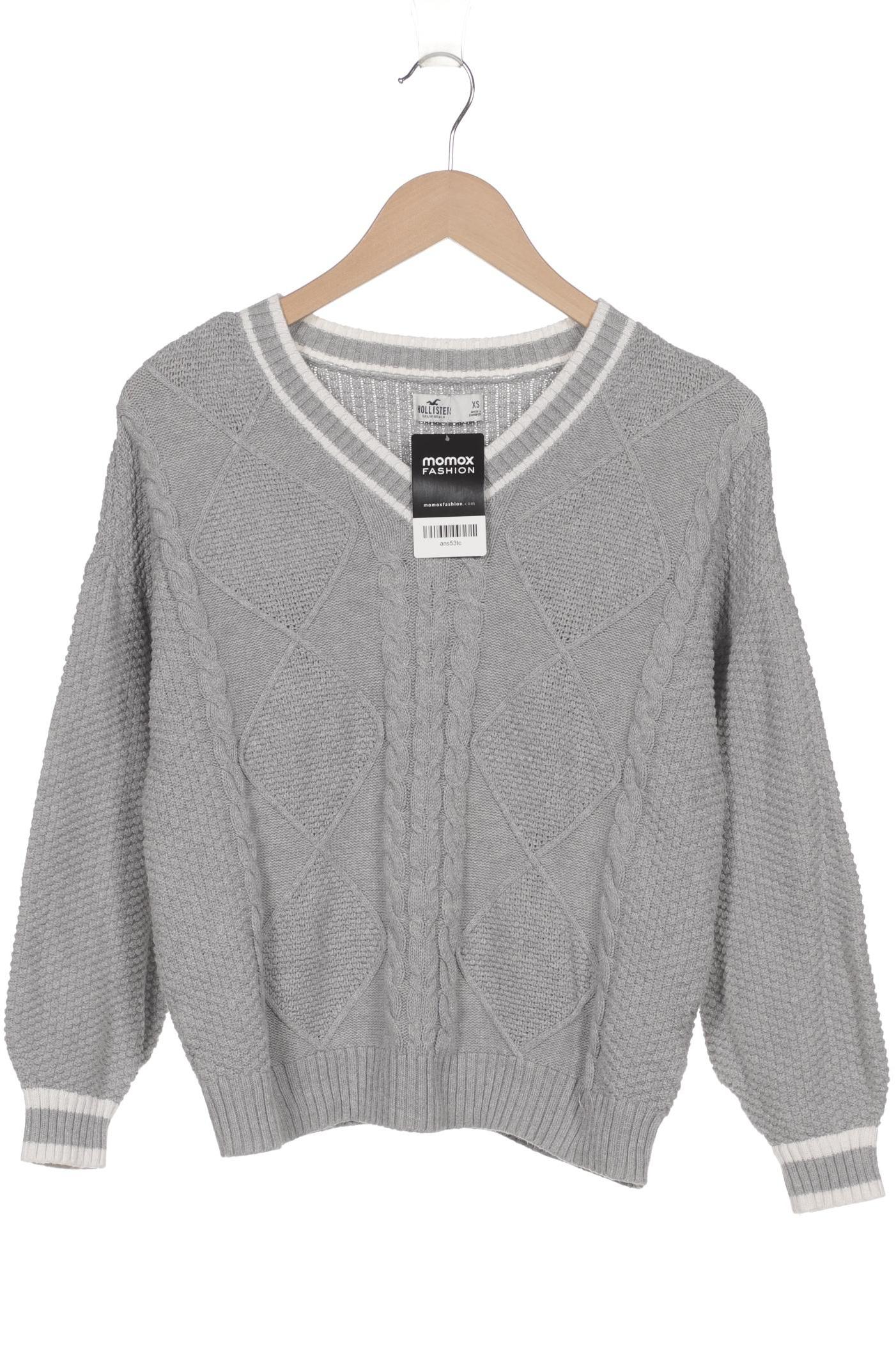 

Hollister Damen Pullover, grau, Gr. 34