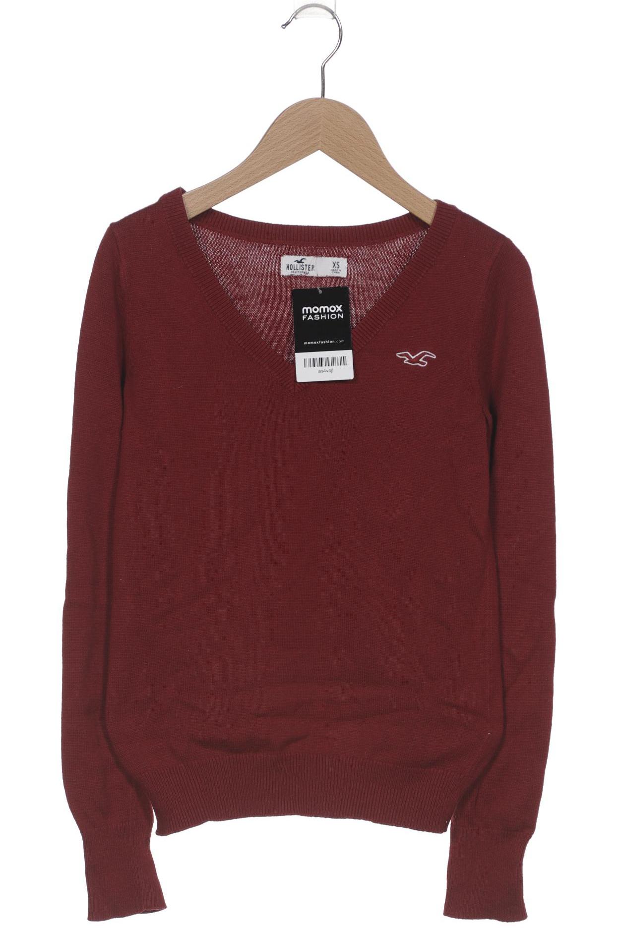 

Hollister Damen Pullover, bordeaux, Gr. 34