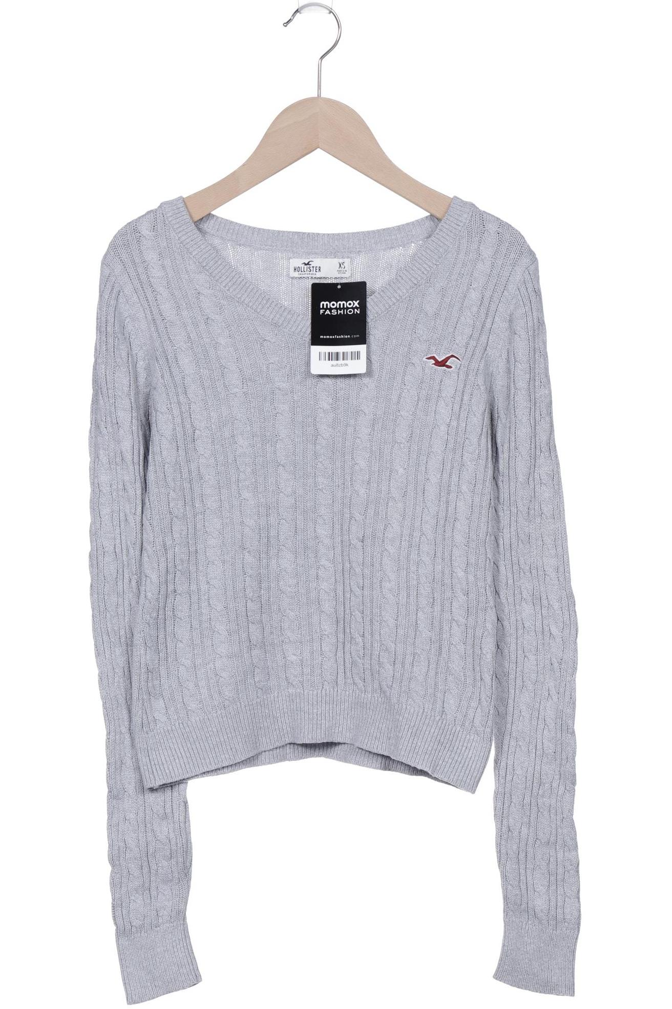 

Hollister Damen Pullover, grau, Gr. 34