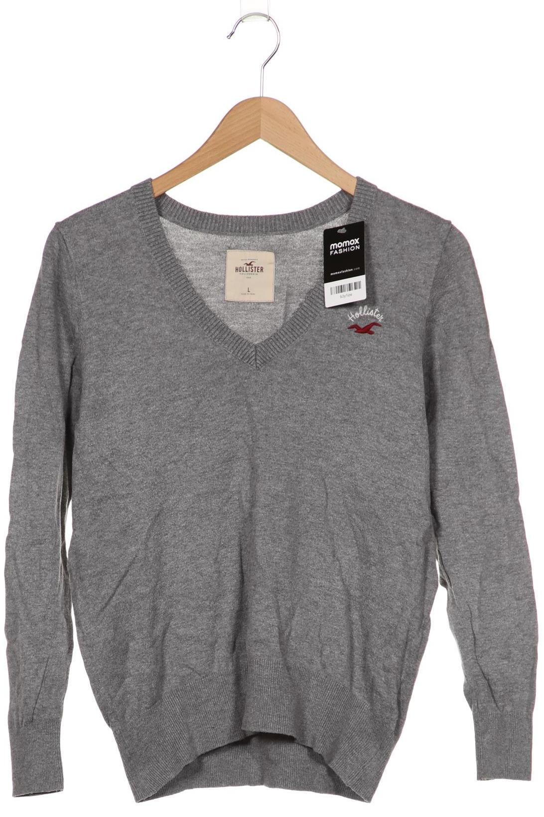 

Hollister Damen Pullover, grau