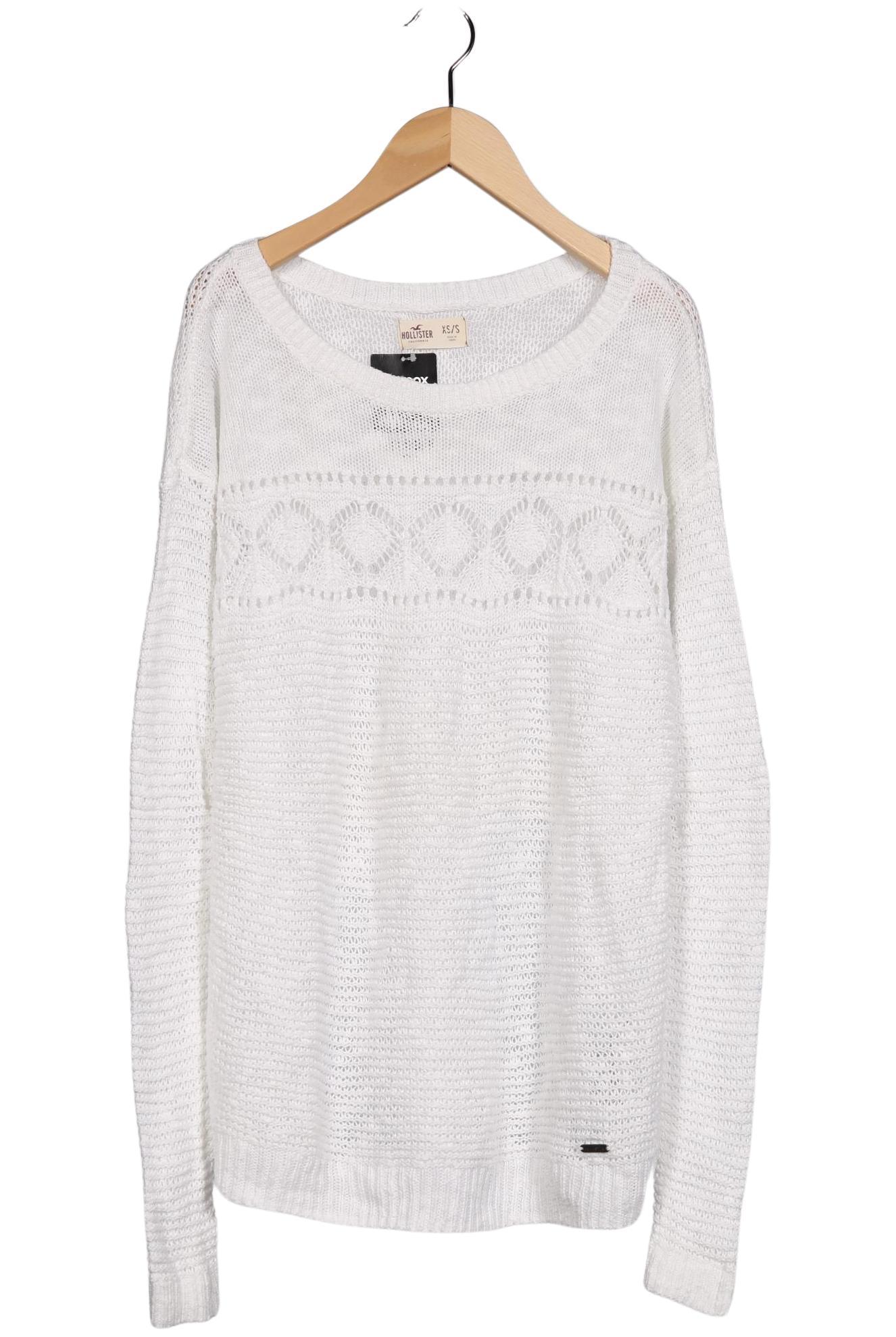 

Hollister Damen Pullover, weiß, Gr. 34
