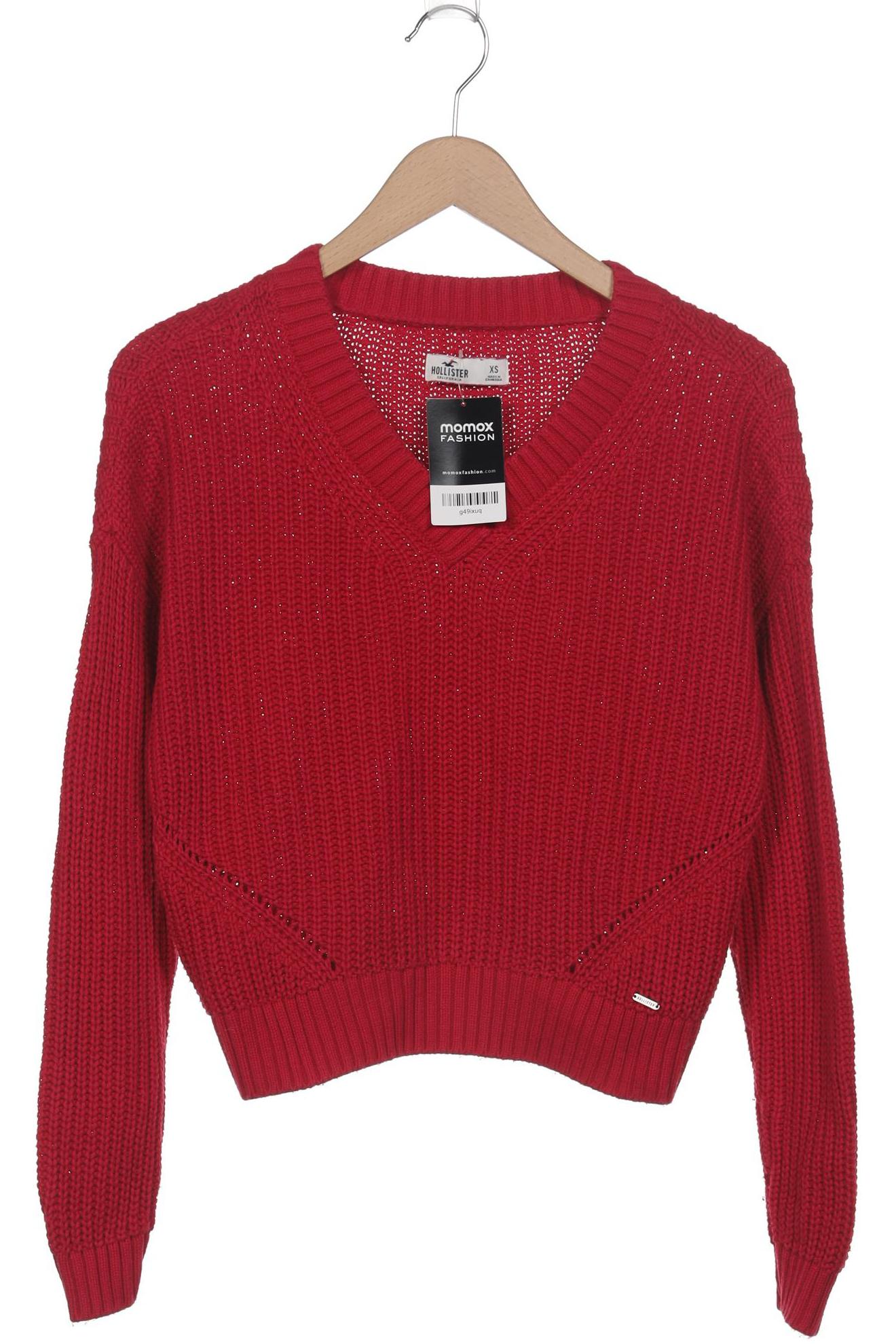 

Hollister Damen Pullover, rot, Gr. 34