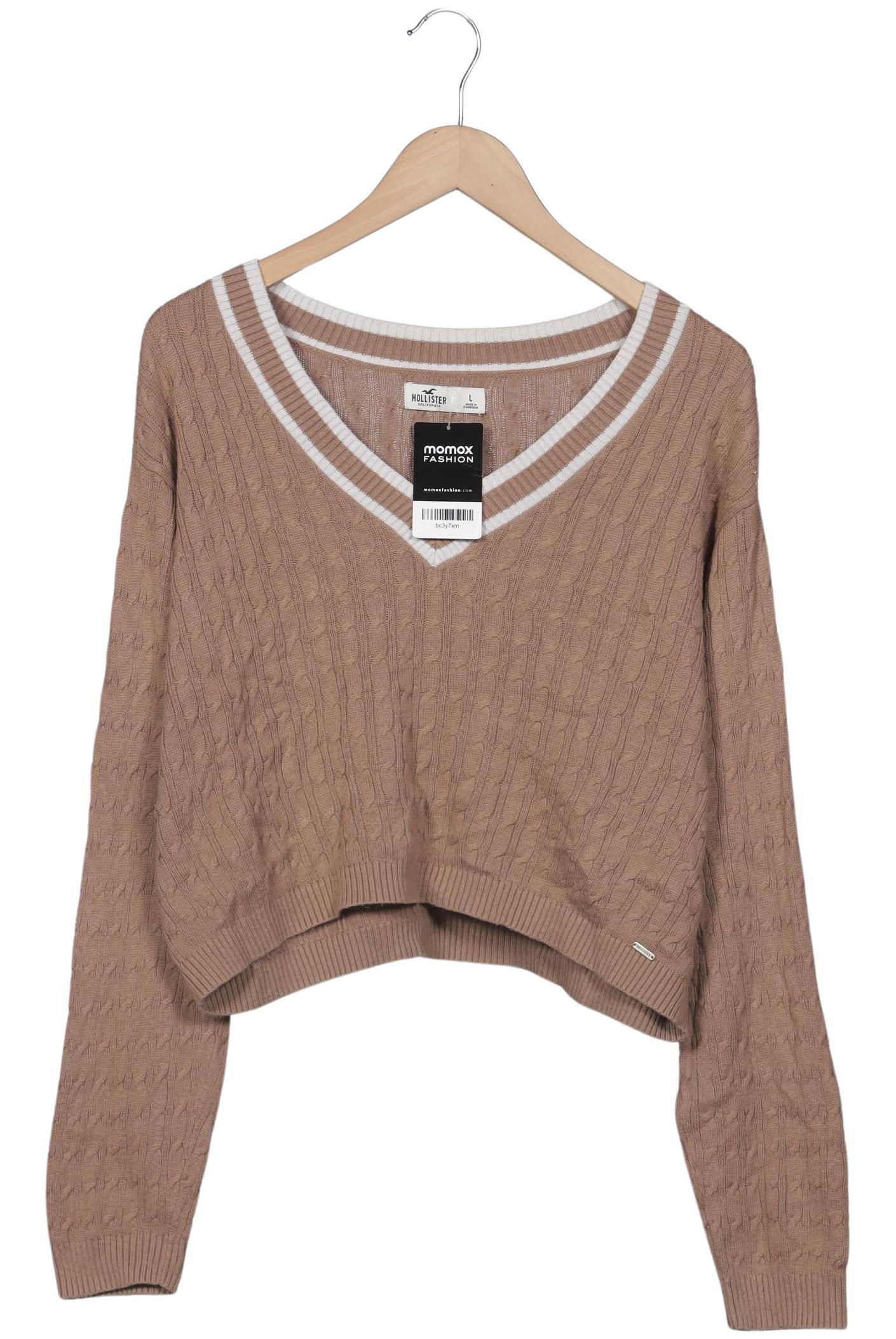 

Hollister Damen Pullover, beige, Gr. 42