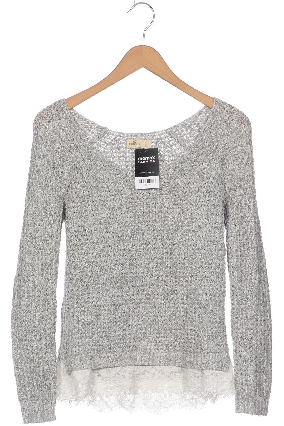 

Hollister Damen Pullover, grau, Gr. 34
