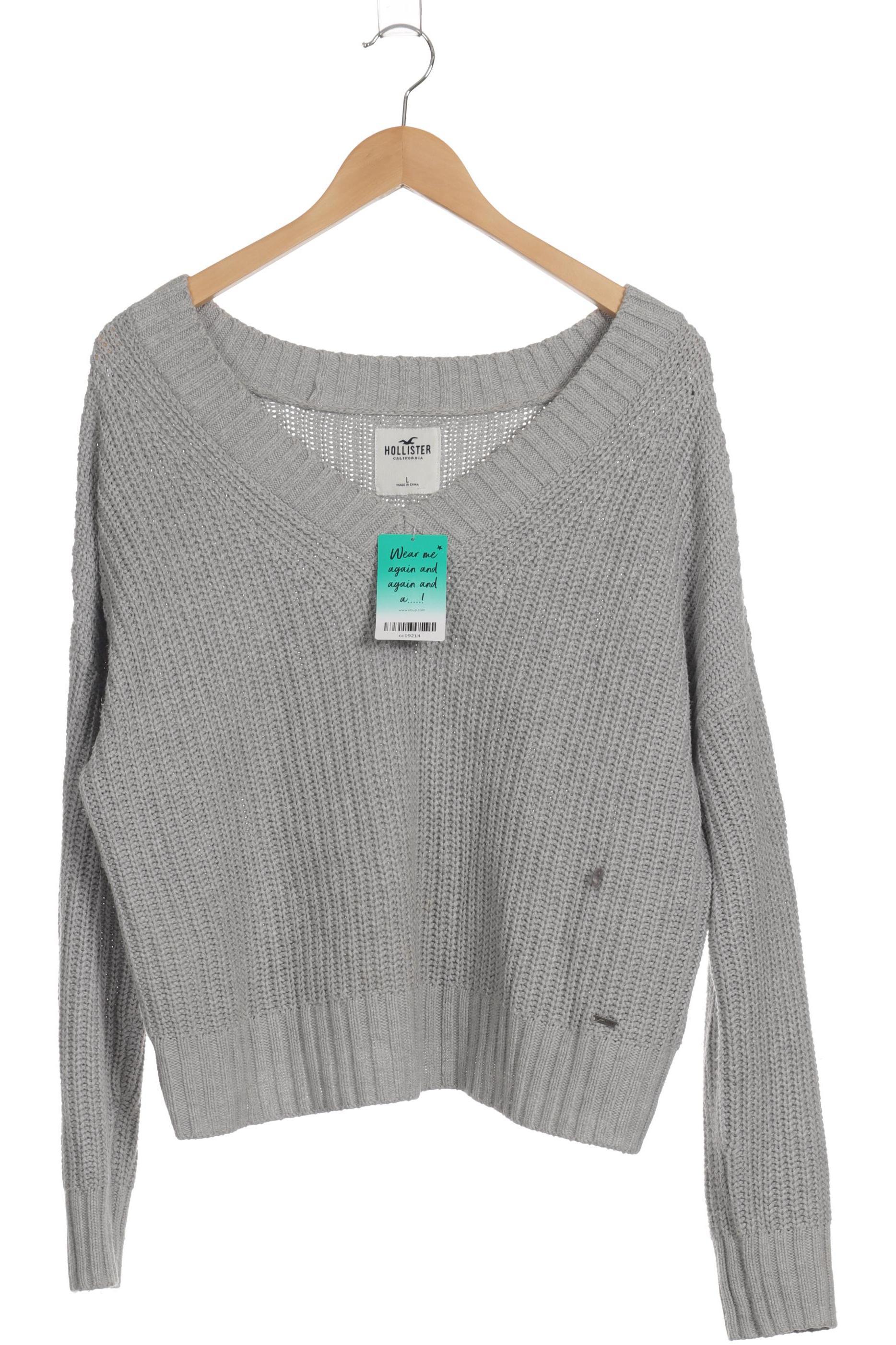

Hollister Damen Pullover, grau, Gr.