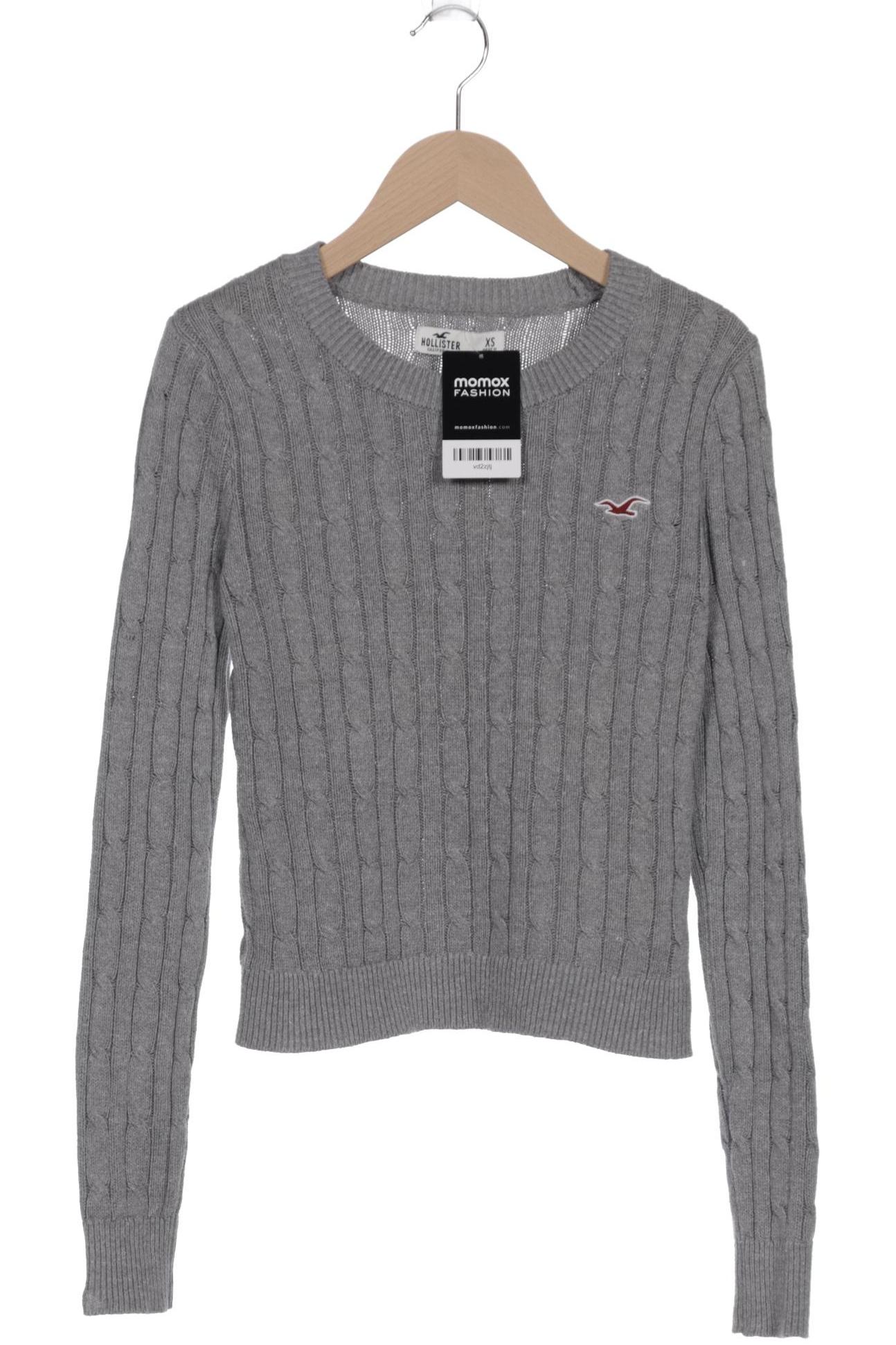 

Hollister Damen Pullover, grau, Gr. 34