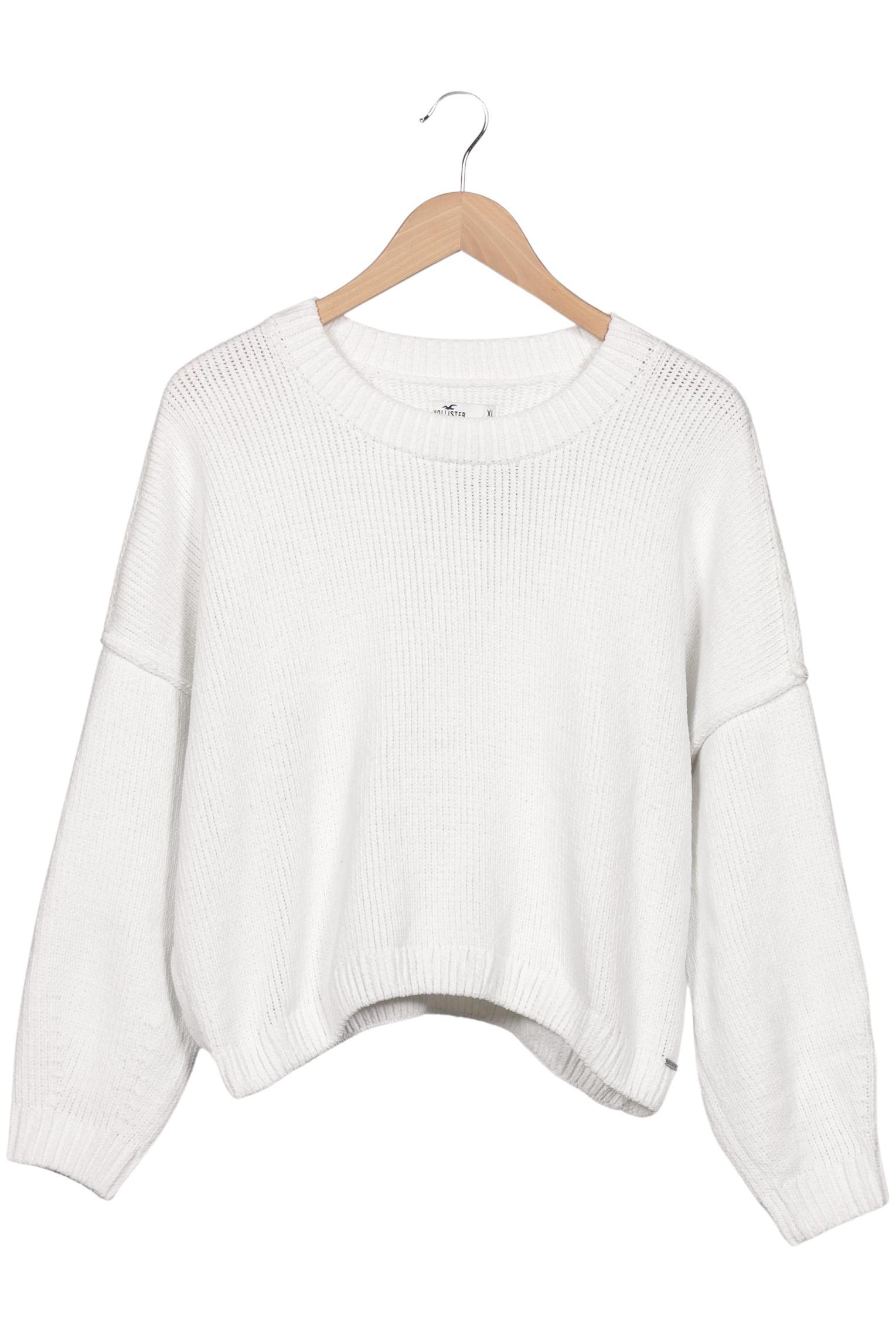 

Hollister Damen Pullover, weiß, Gr. 42