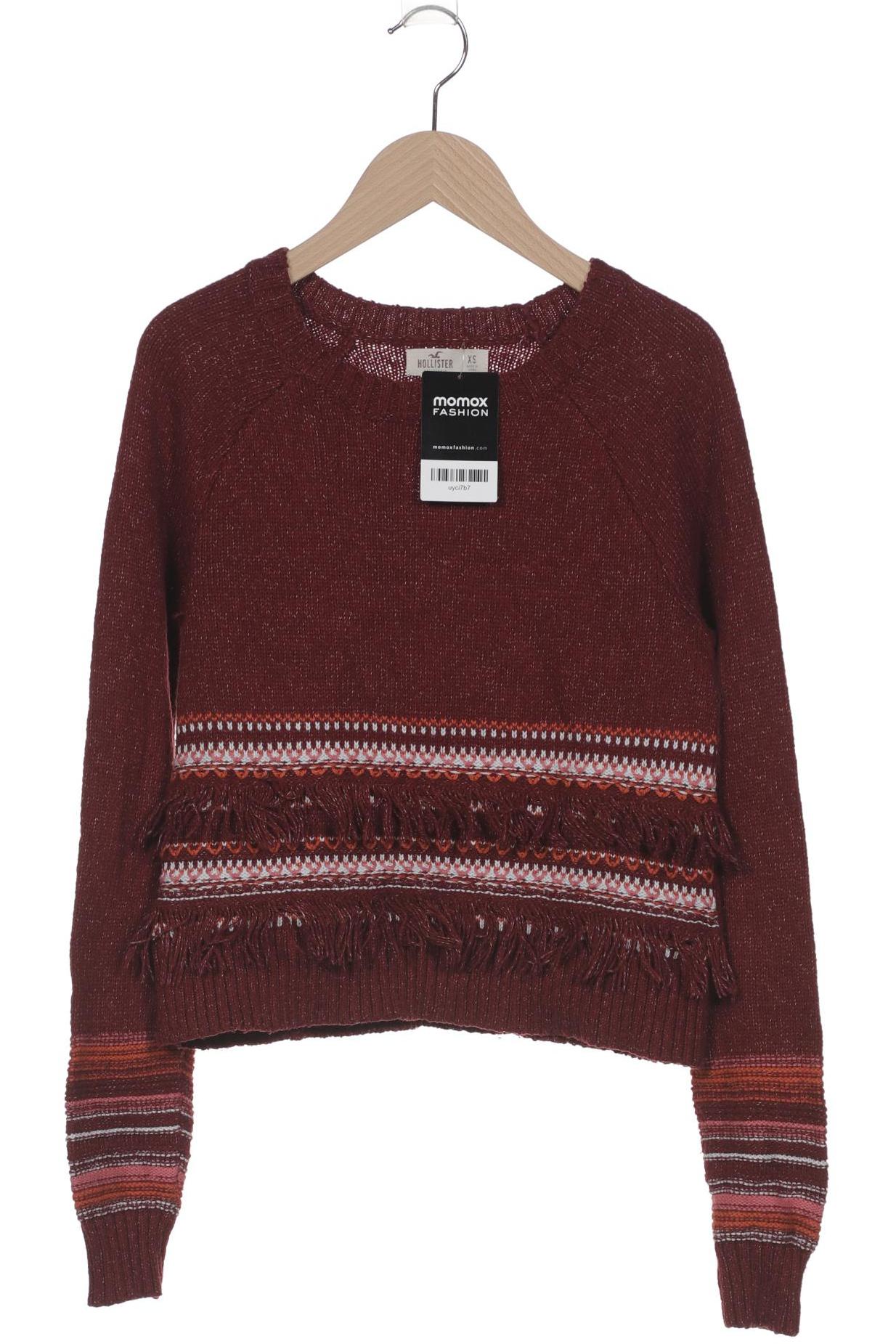 

Hollister Damen Pullover, bordeaux, Gr. 34