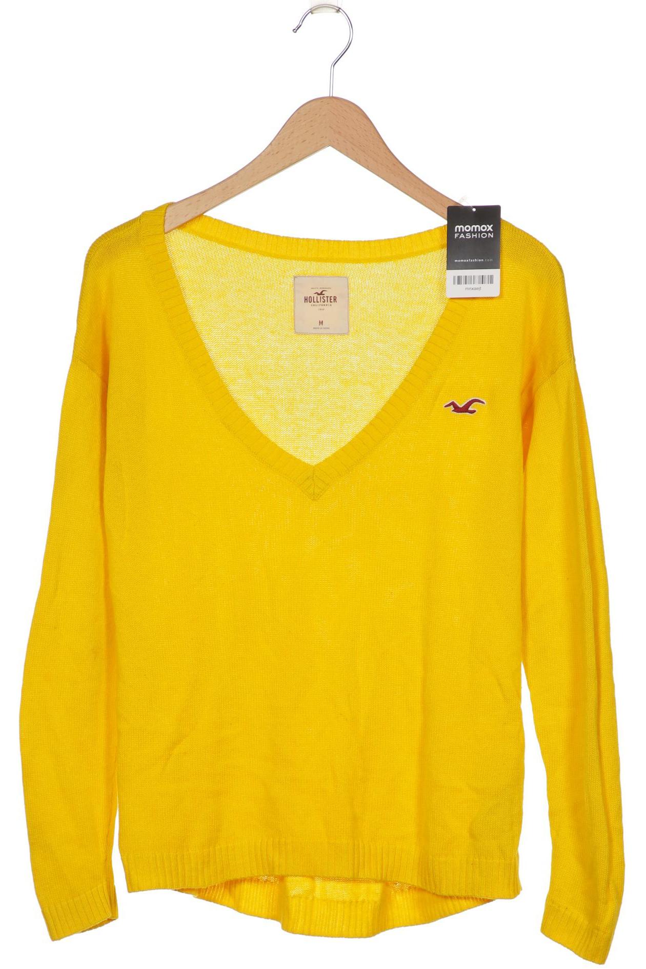 

Hollister Damen Pullover, gelb