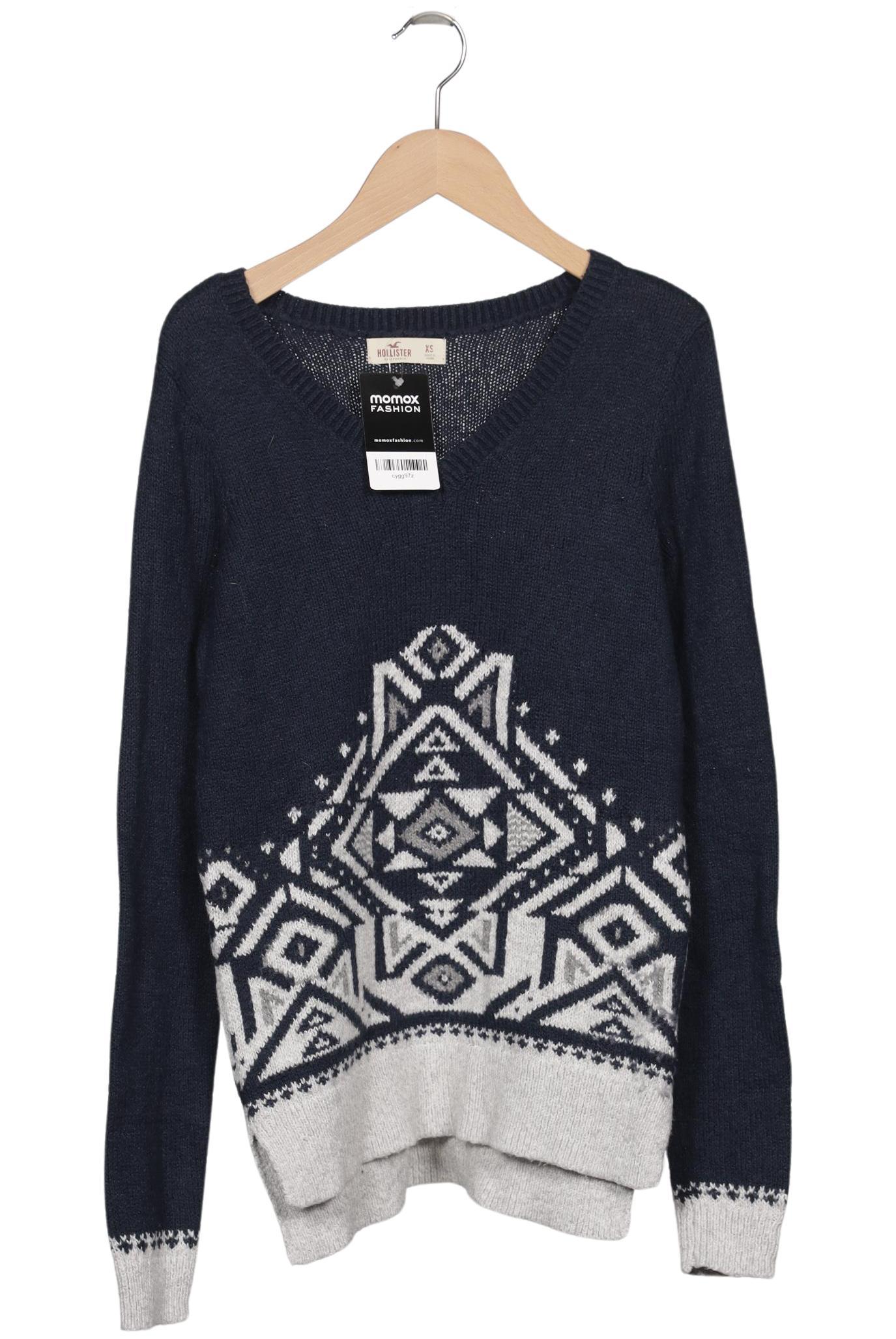

Hollister Damen Pullover, marineblau, Gr. 34