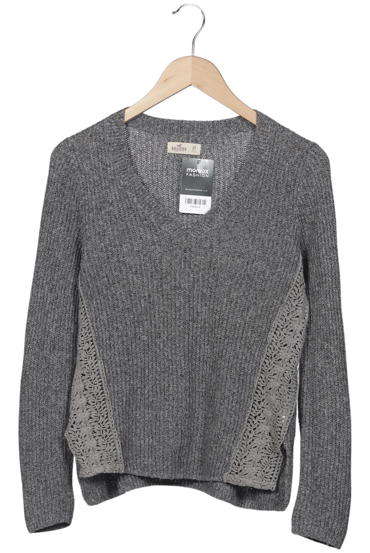 

Hollister Damen Pullover, grau, Gr. 34