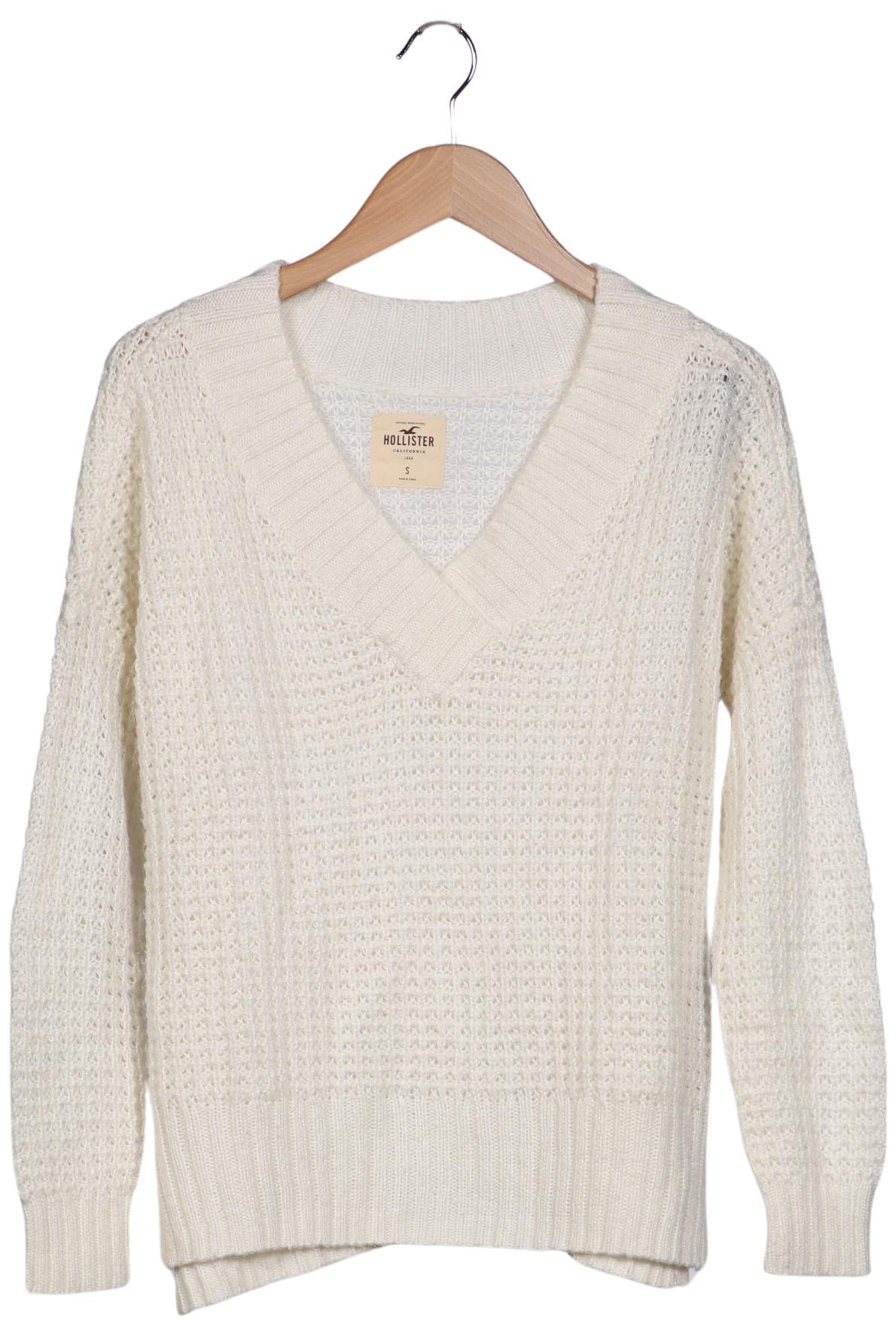 

Hollister Damen Pullover, cremeweiß, Gr. 36
